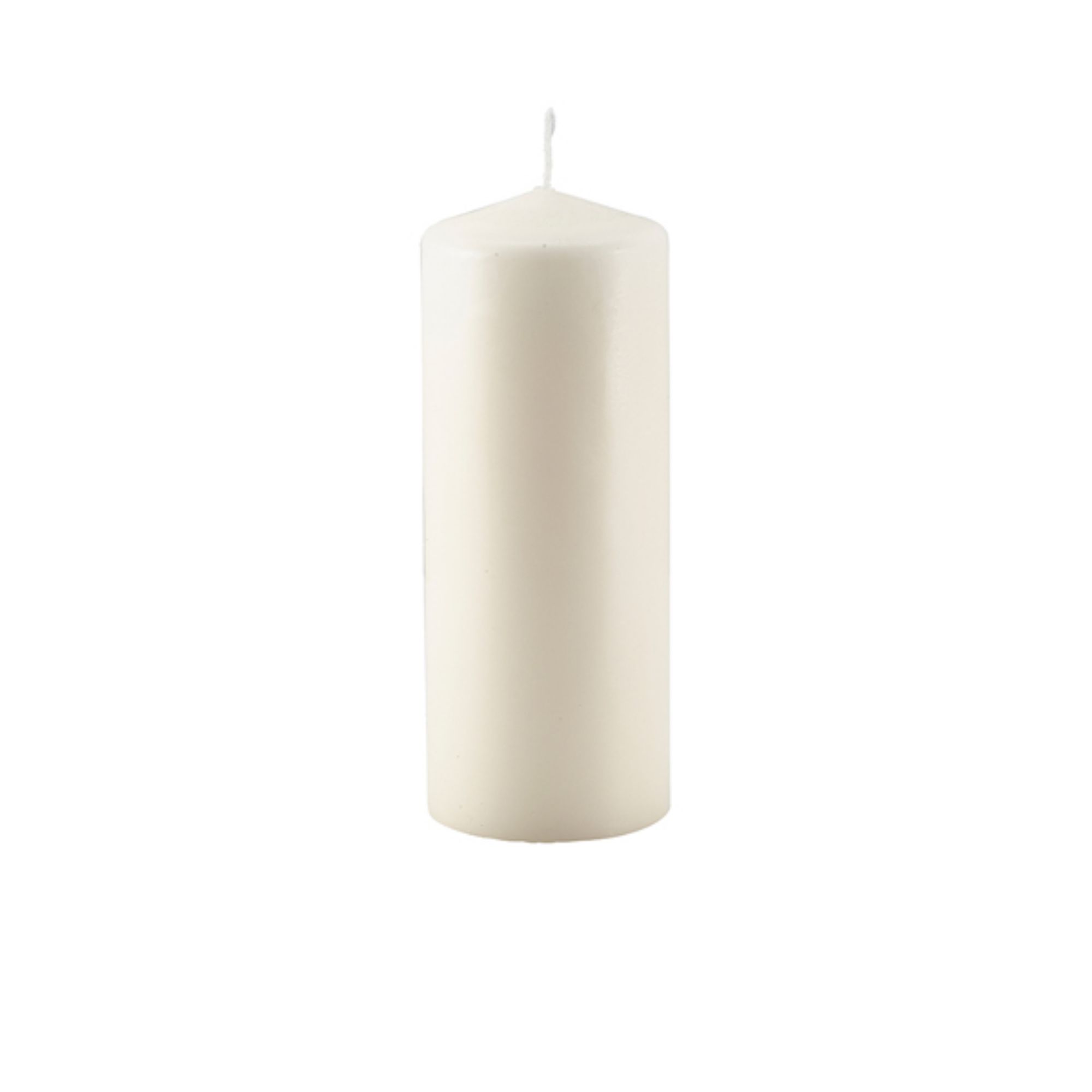 Picture of Pillar Candle 20cm H X 8cm Dia Ivory - Pack of 6 - PLC20
