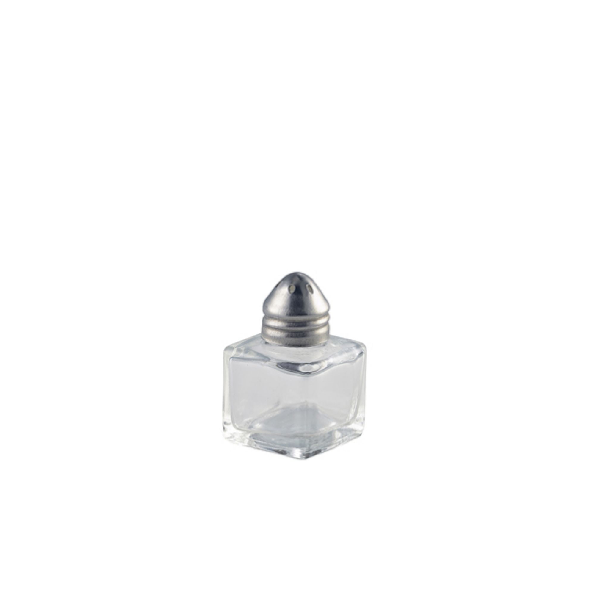 Picture of Individual Glass Pepper Pot 30 x 30 x 50mm - Pack of 48 - 008-6