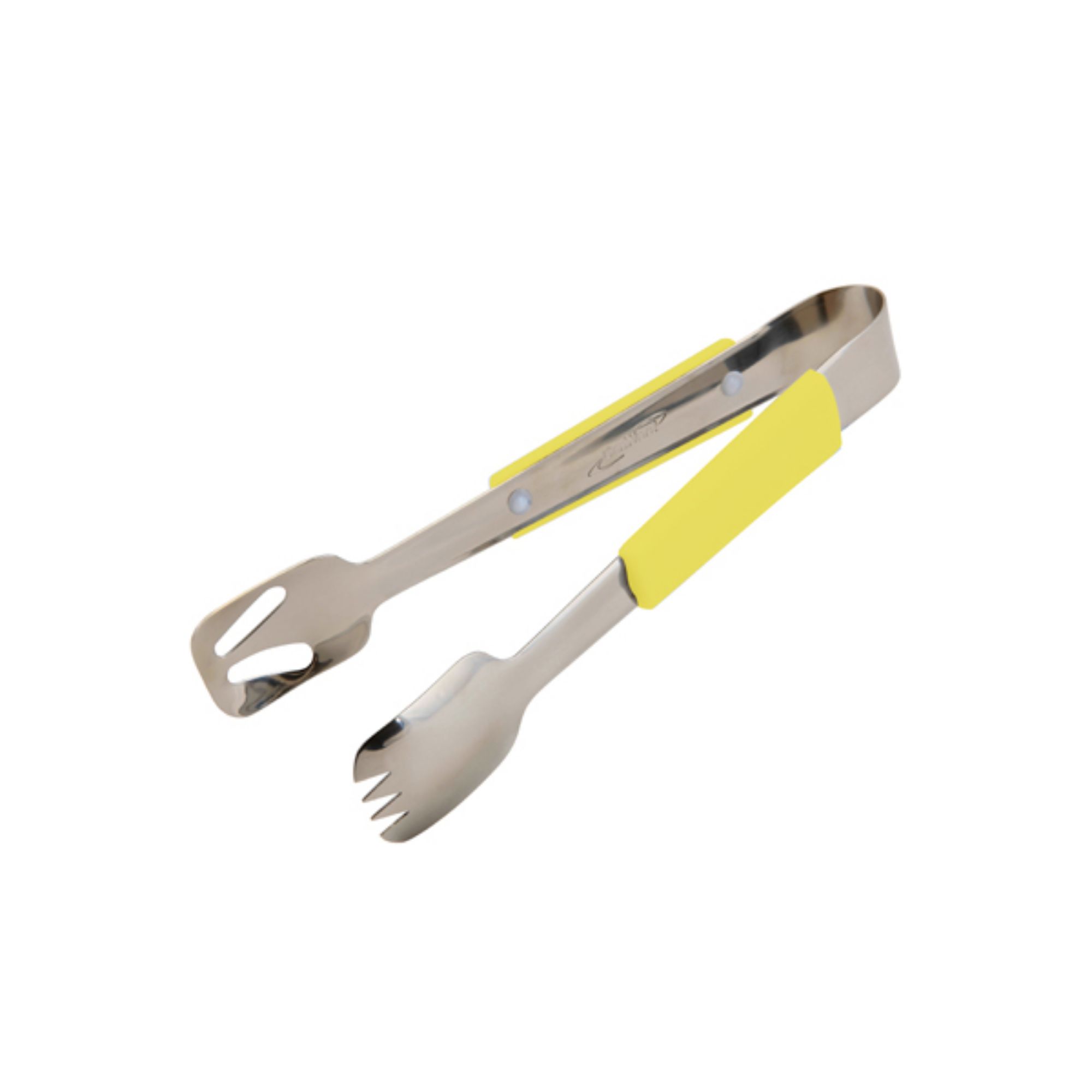 Picture of Genware Plastic Handle Buffet Tongs Yellow - 577-08Y