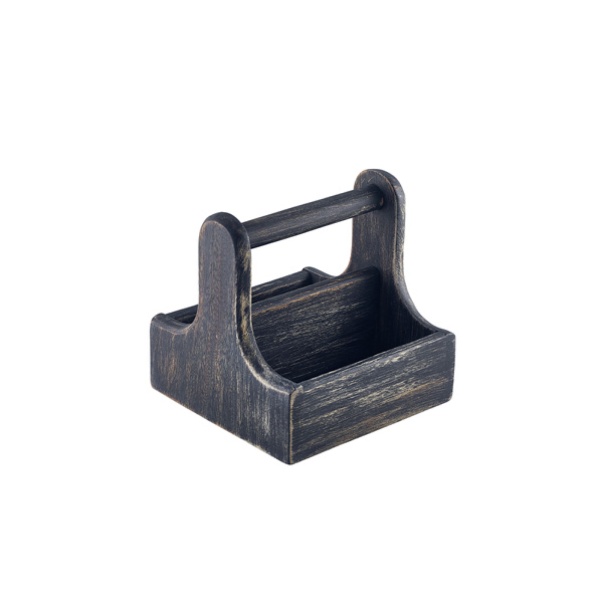Picture of Small Black Wooden Table Caddy - DWTC-SBK