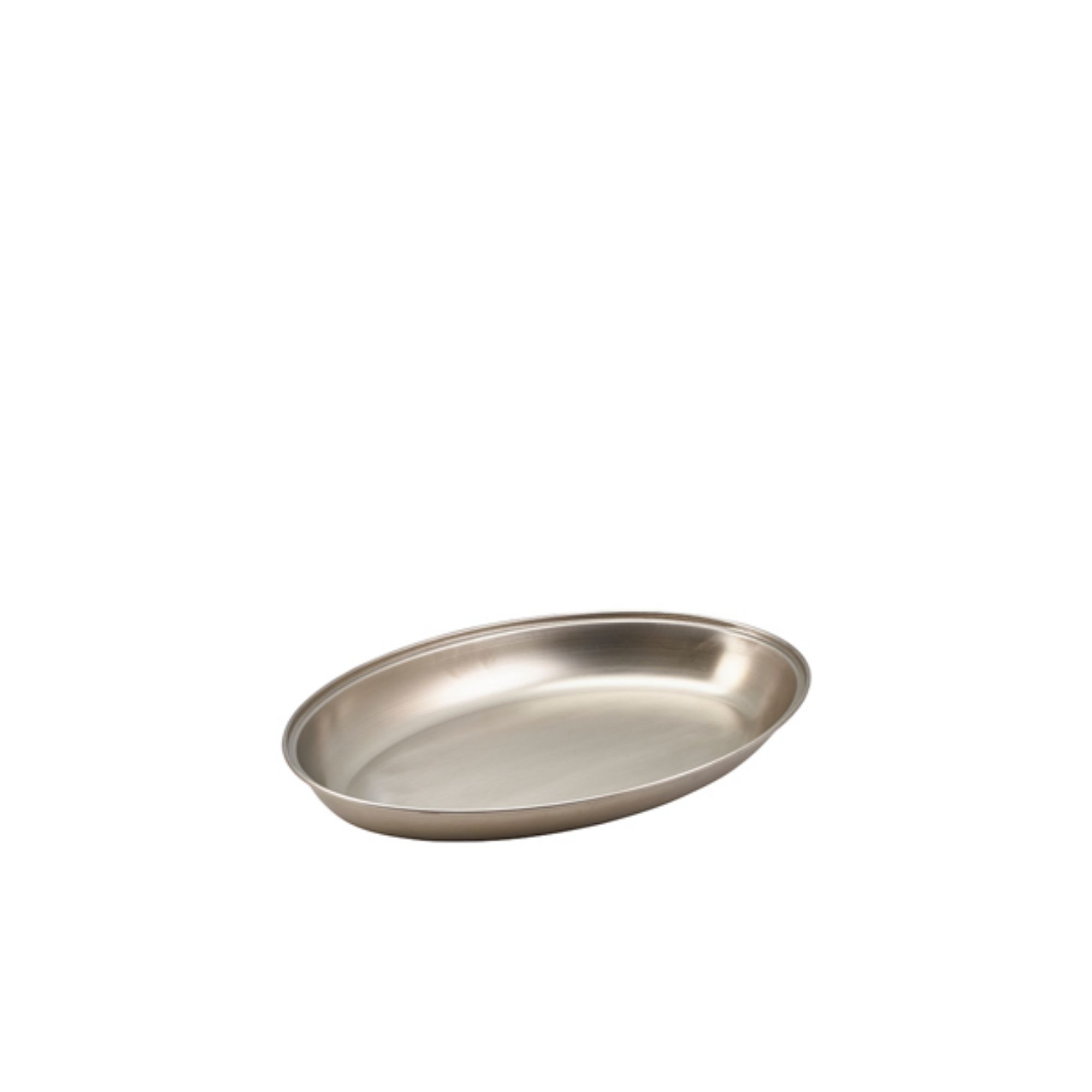Picture of GenWare Stainless Steel Oval Vegetable Dish 17.5cm/7" - 1061