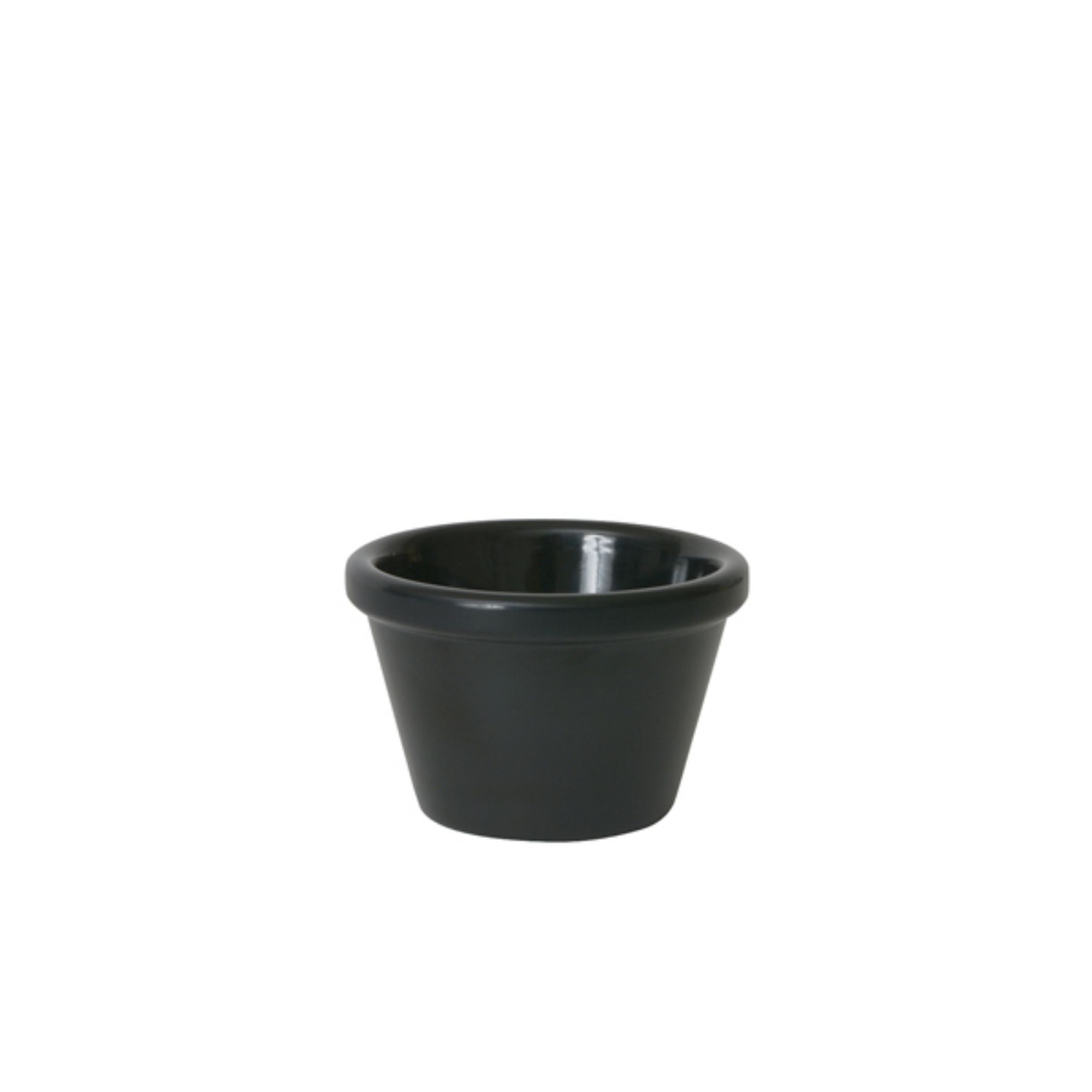 Picture of GenWare Melamine Black Smooth Ramekin 43ml/ 1.5oz - Pack of 24 - S275-03