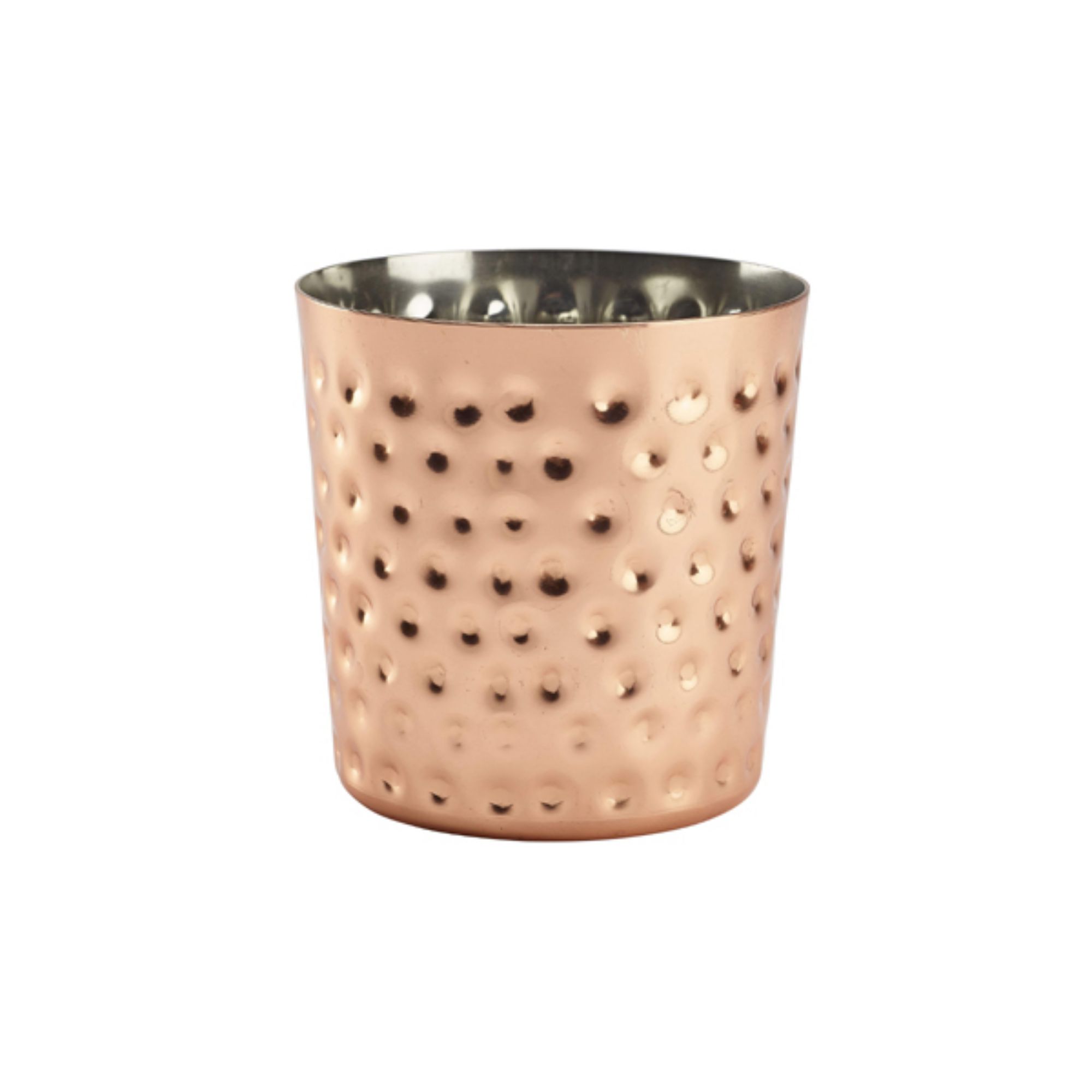Picture of Hammered Copper Plated Serving Cup 8.5 x 8.5cm - Pack of 12 - SVH8C