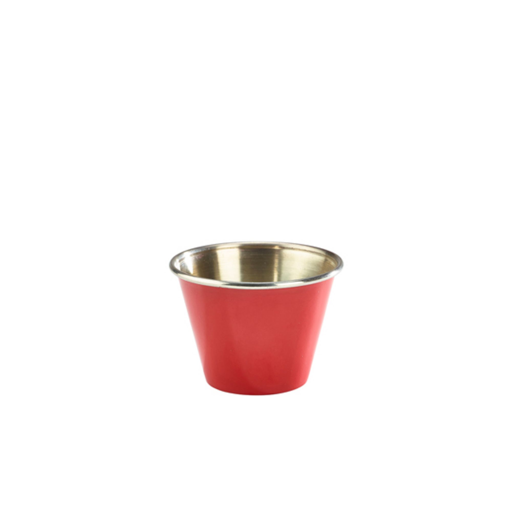 Picture of GenWare Red Stainless Steel Ramekin 71ml/ 2.5oz - Pack of 24 - RAMST2R