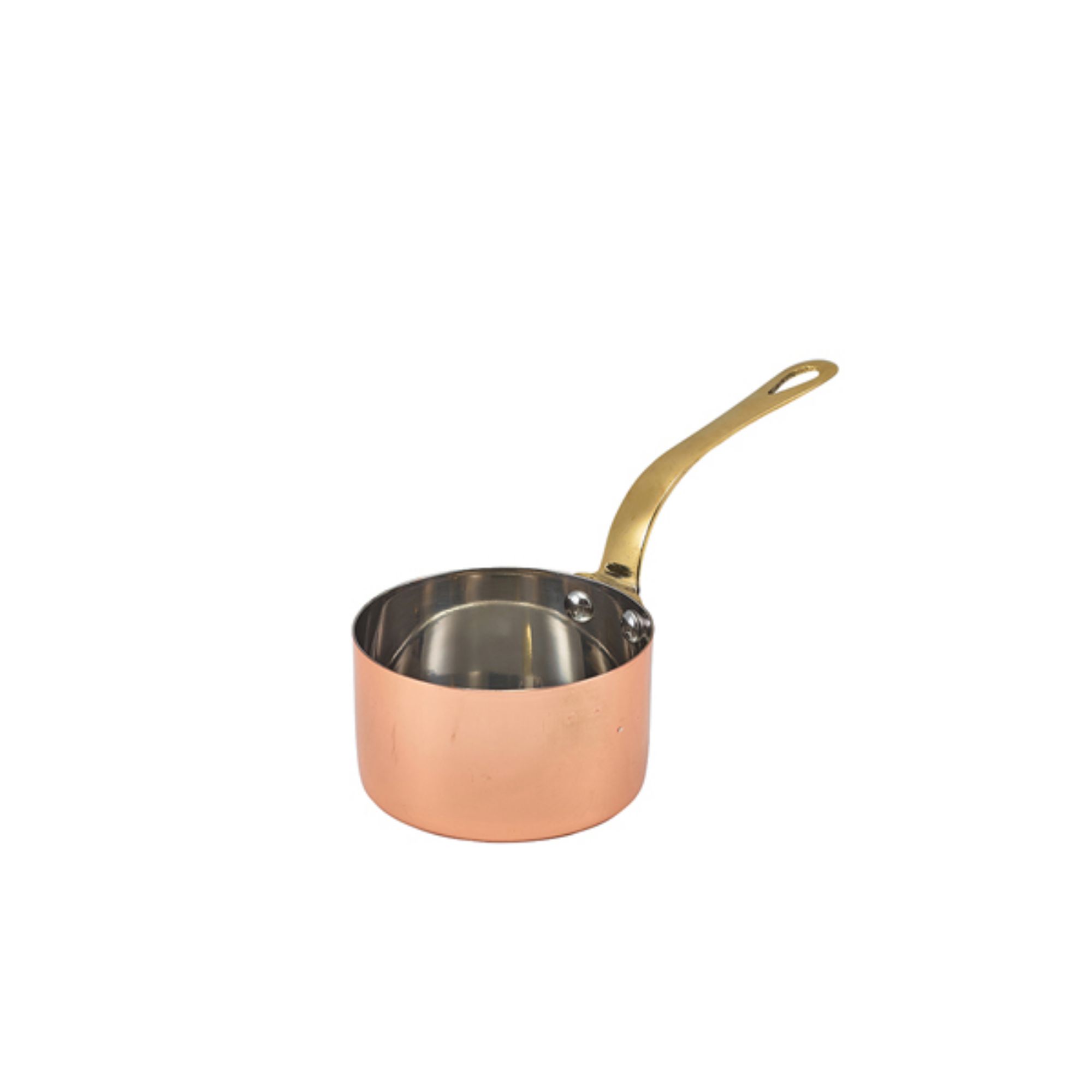 Picture of GenWare Mini Copper Sauce Pan 7.8 x 4.5cm - Pack of 6 - SMS8C