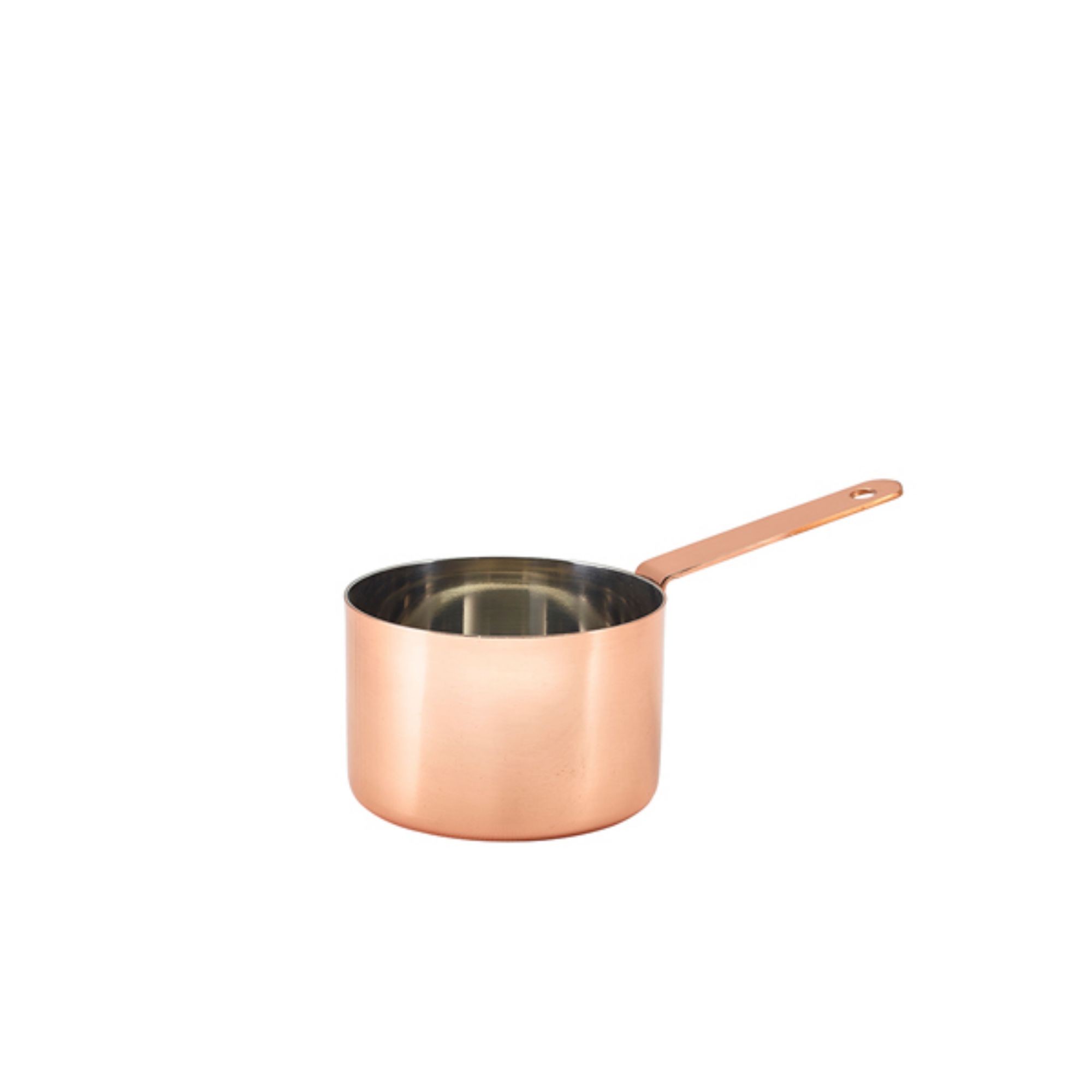 Picture of Mini Copper Saucepan 9 x 6.3cm - Pack of 6 - MSP9C