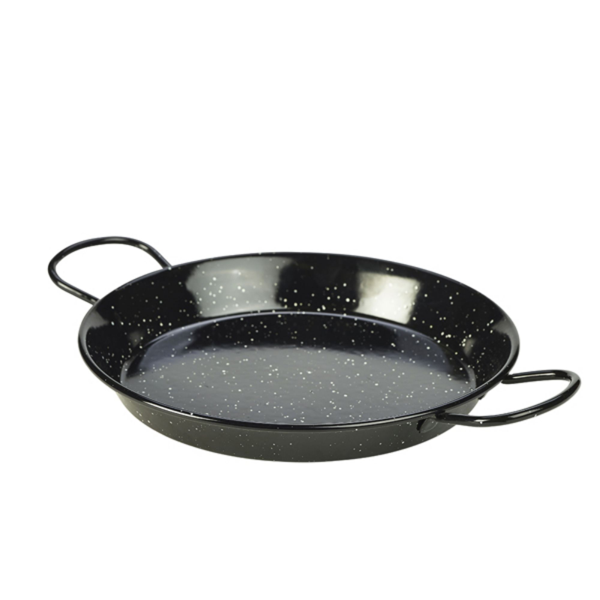 Picture of Black Enamel Paella Pan 26cm - Pack of 6 - E0226