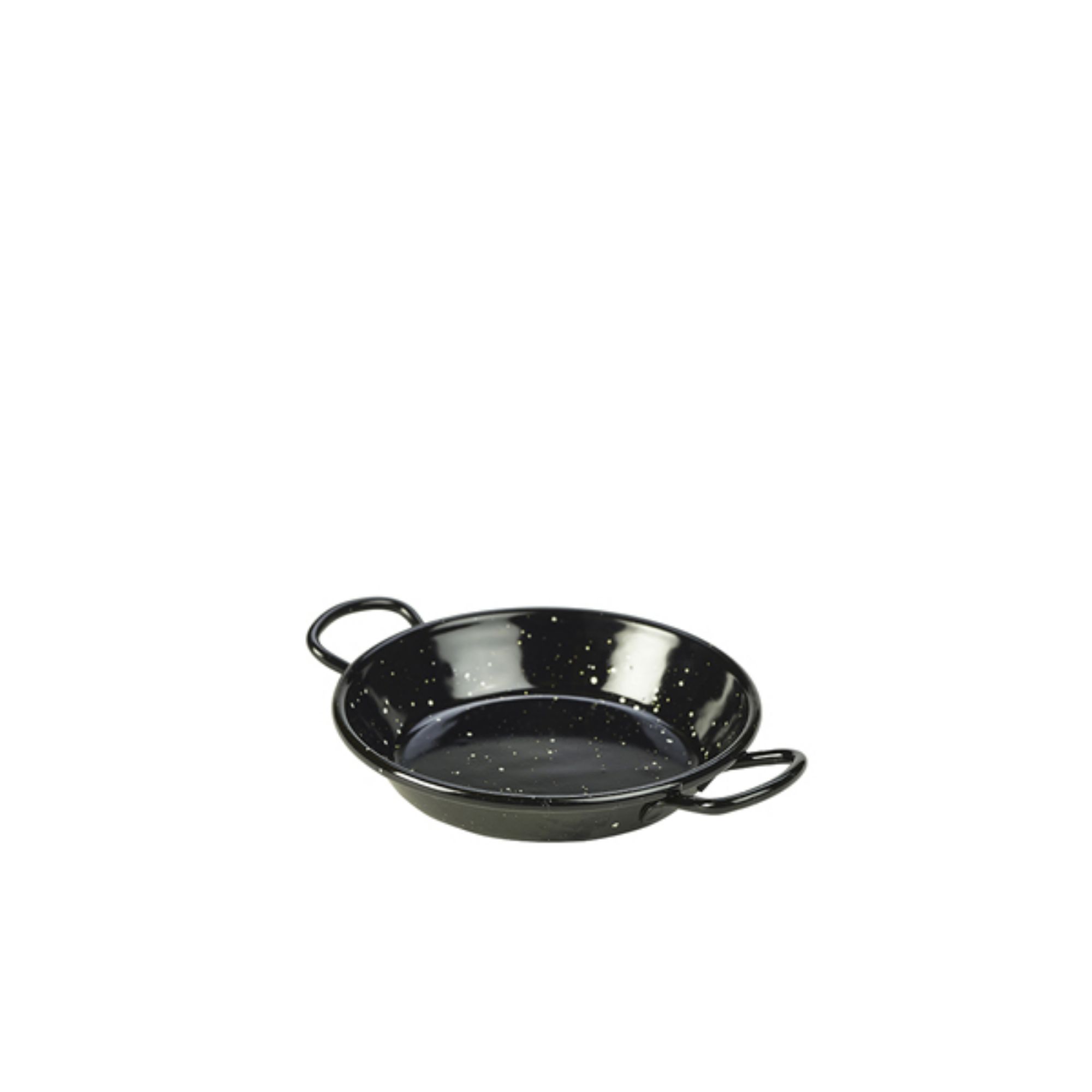 Picture of Black Enamel Miniature Paella Pan 12cm - E0212