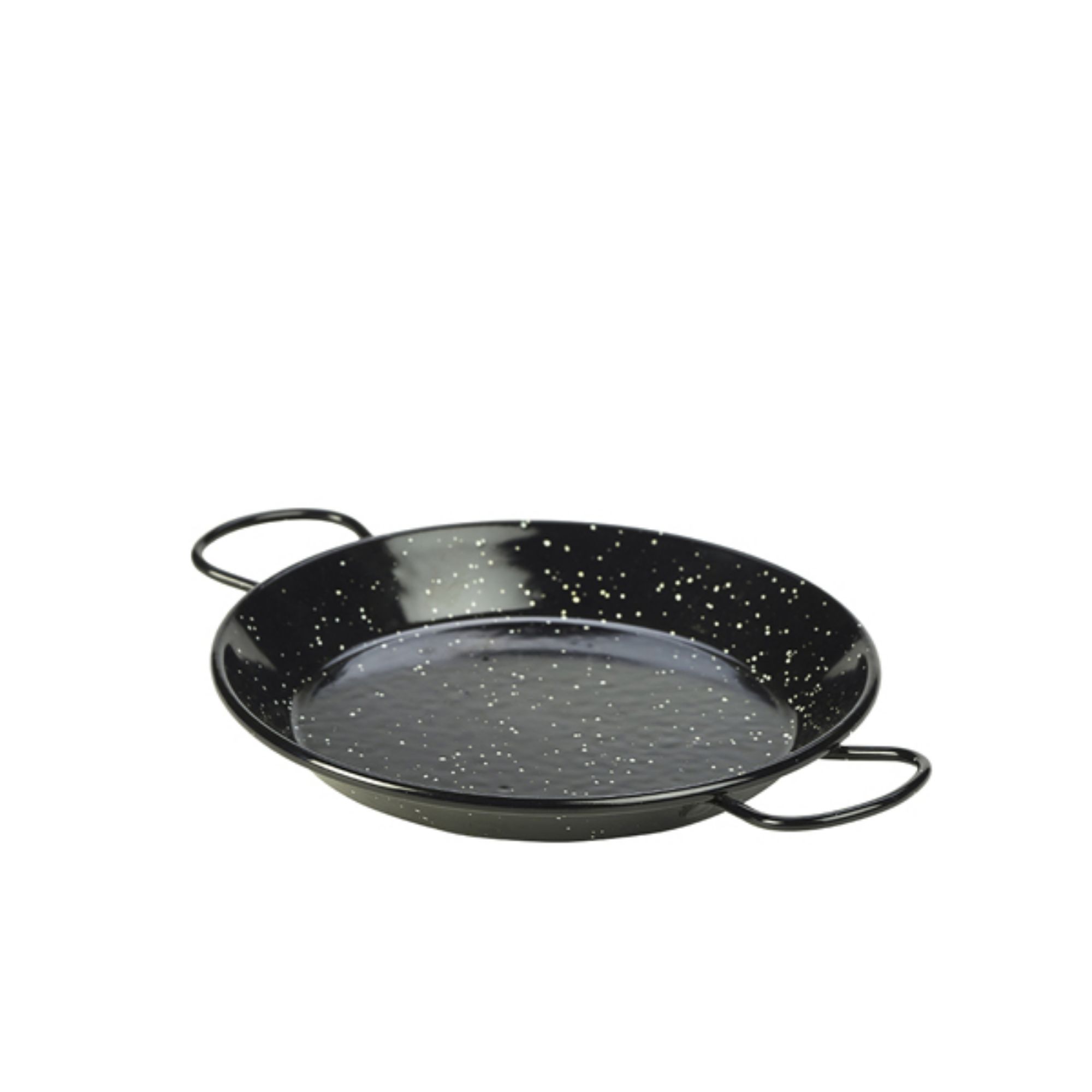 Picture of Black Enamel Paella Pan 20cm - Pack of 6 - E0220