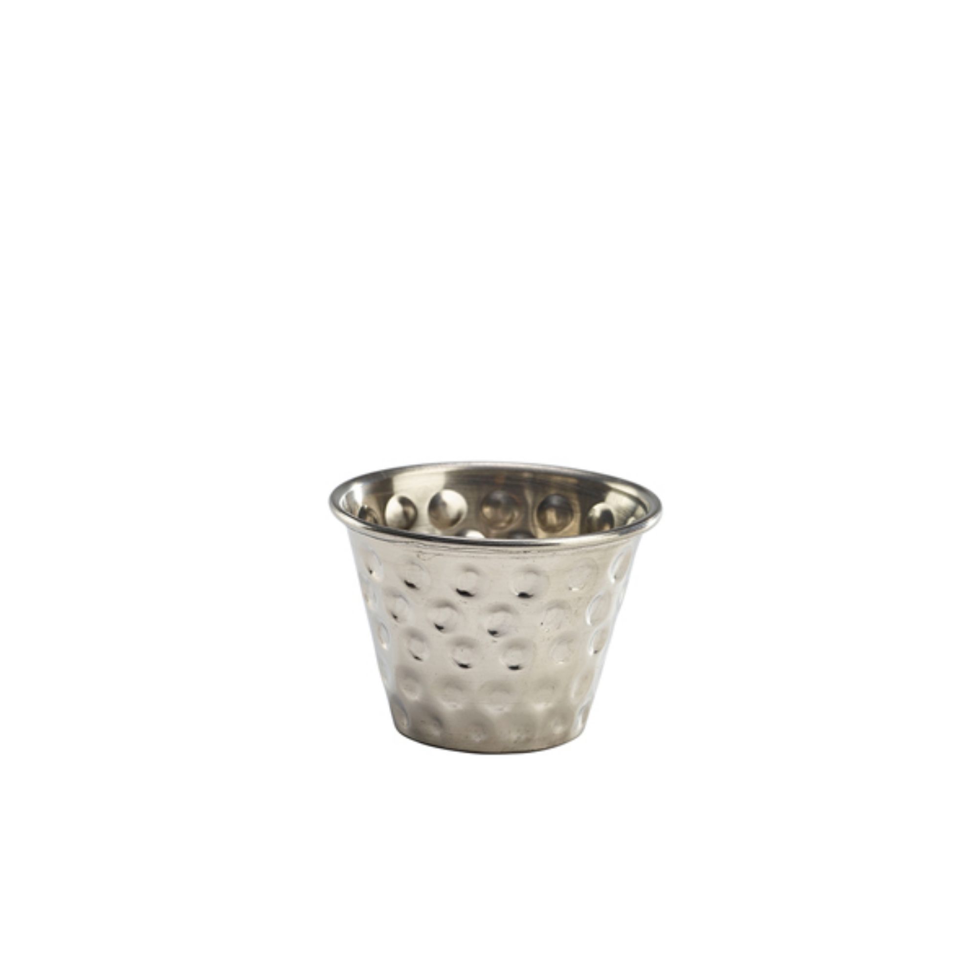 Picture of GenWare Stainless Steel Hammered Ramekin 71ml/ 2.5oz - Pack of 24 - RAMSTH2