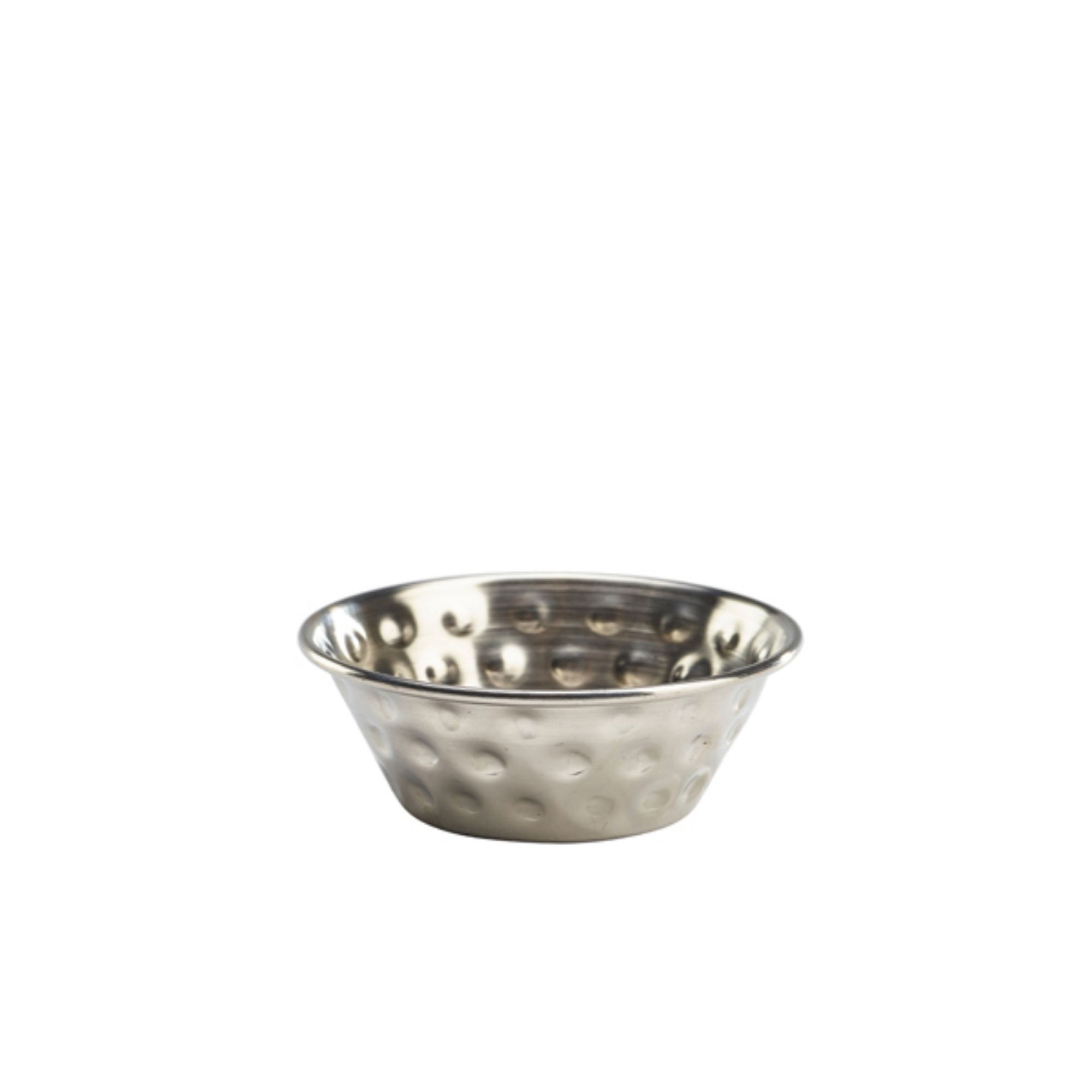 Picture of GenWare Stainless Steel Hammered Ramekin 43ml/ 1.5oz - Pack of 24 - RAMSTH115