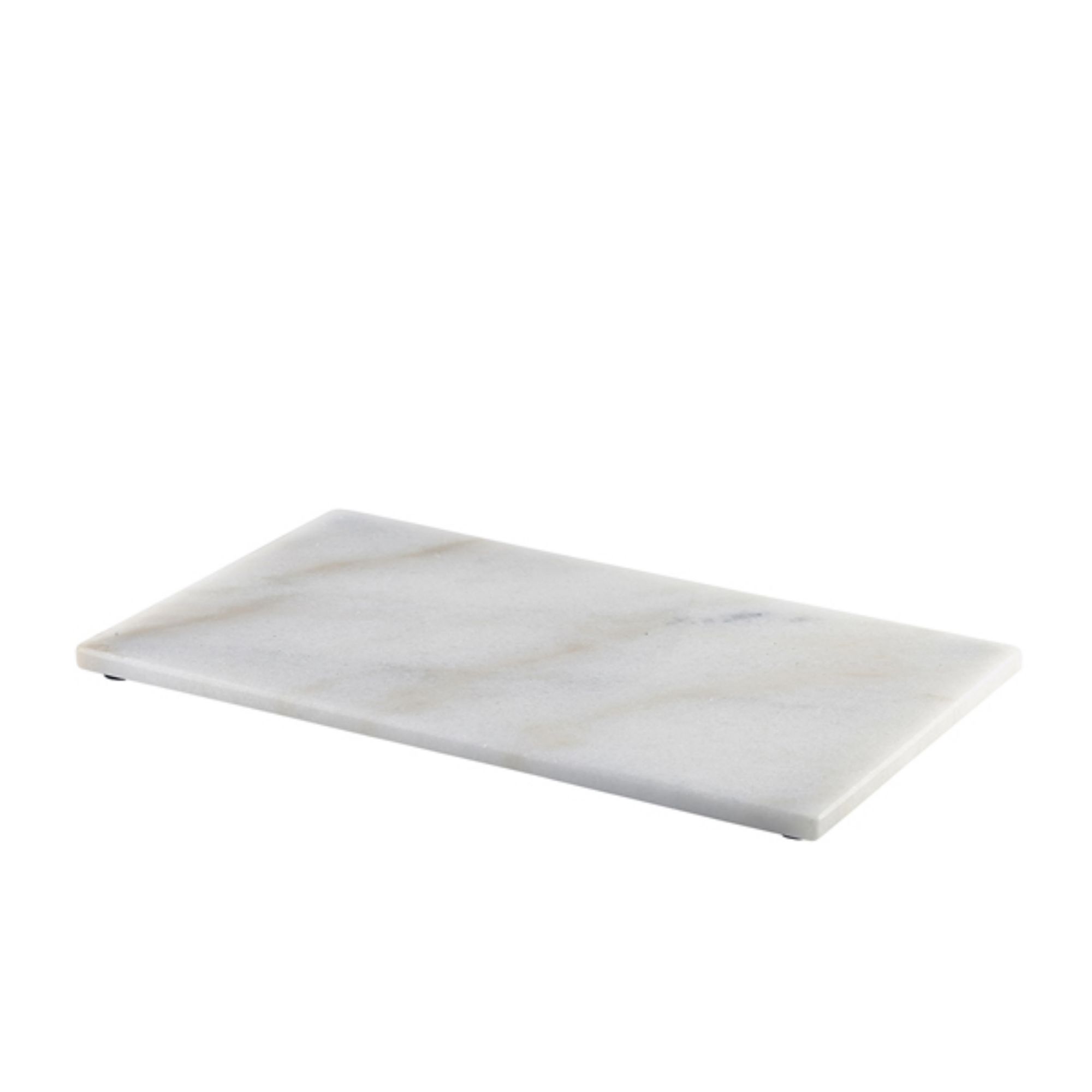 Picture of White Marble Platter 32x18cm GN 1/3 - MBL-3218W