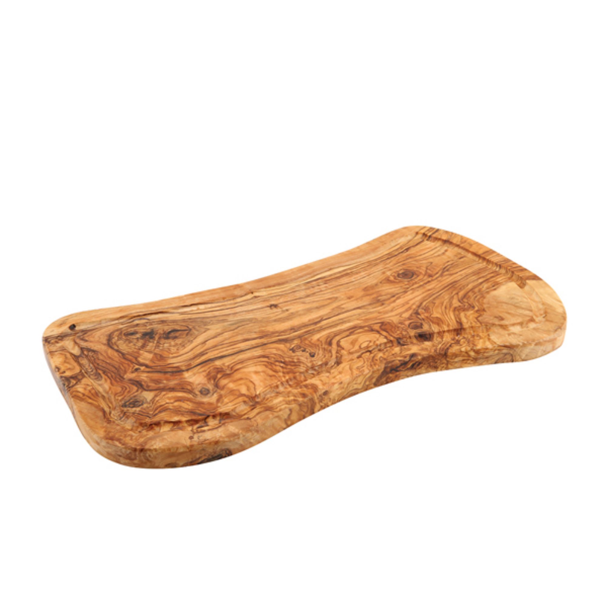 Picture of Olive Wood Serving Board W/ Groove 40 x 21cm+/- - OWSB