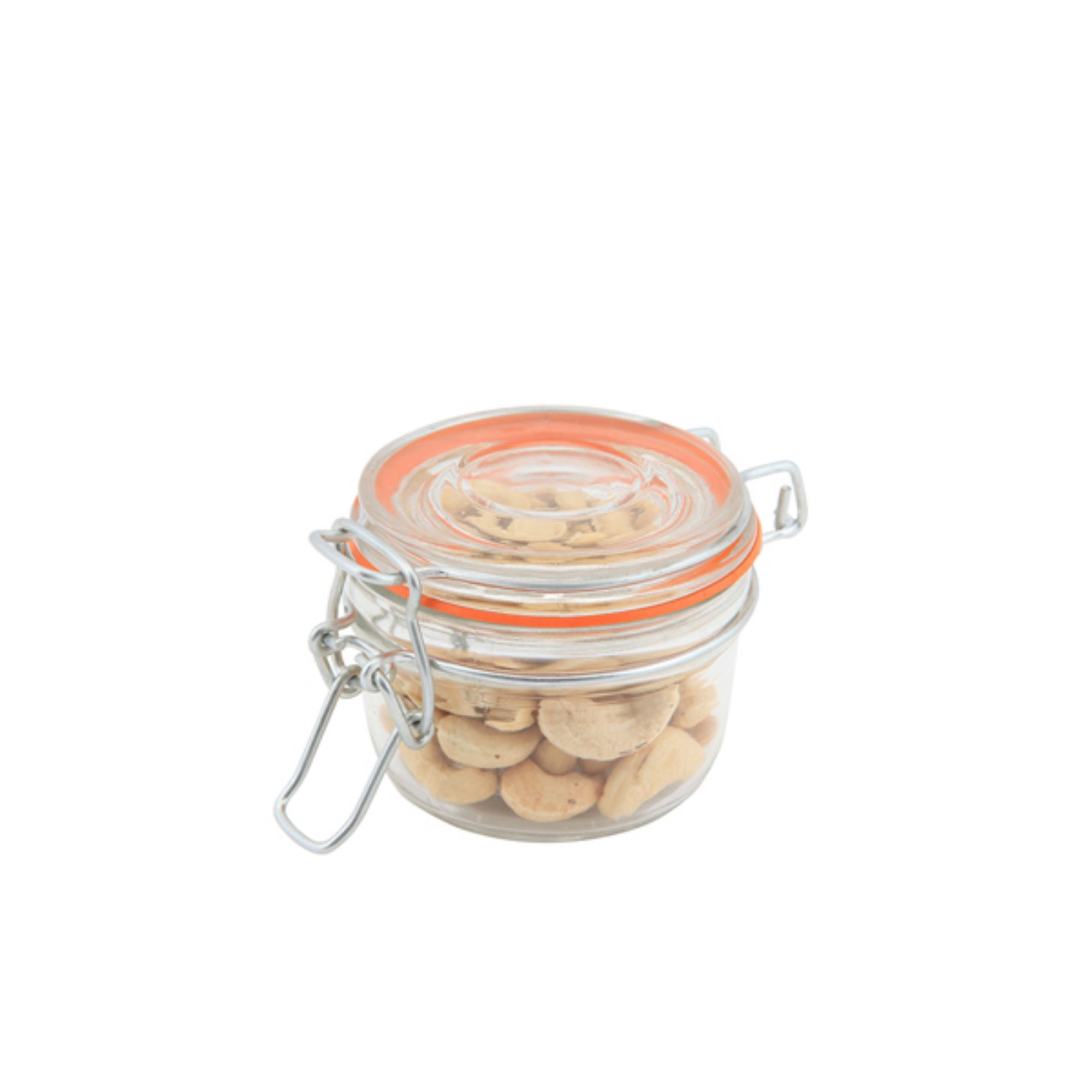 Picture of Genware Glass Terrine Jar 125ml 8.1 x 6.5cm - Pack of 12 - TJ-M