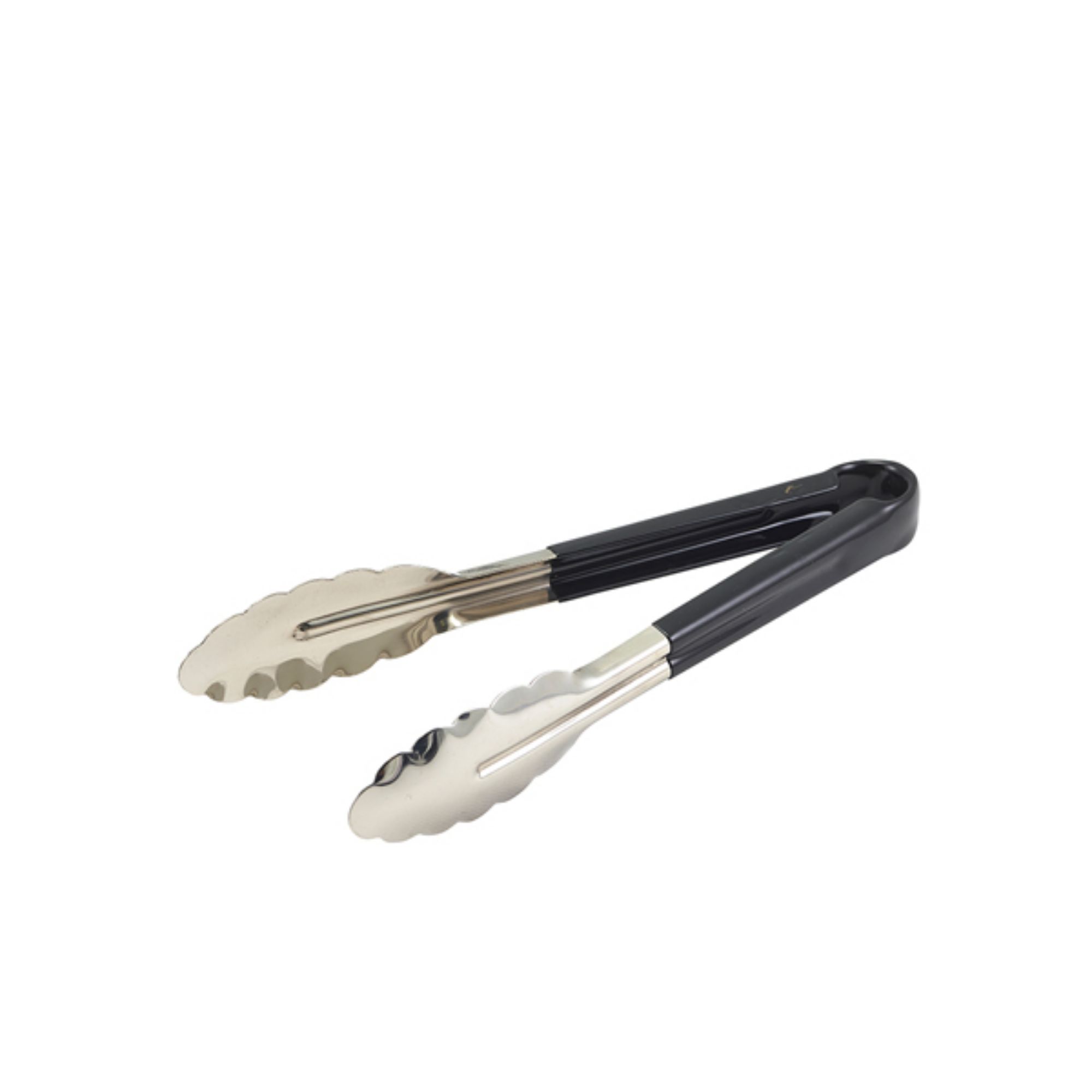 Picture of Genware Colour Coded S/St. Tong 23cm Black - CCT23BK