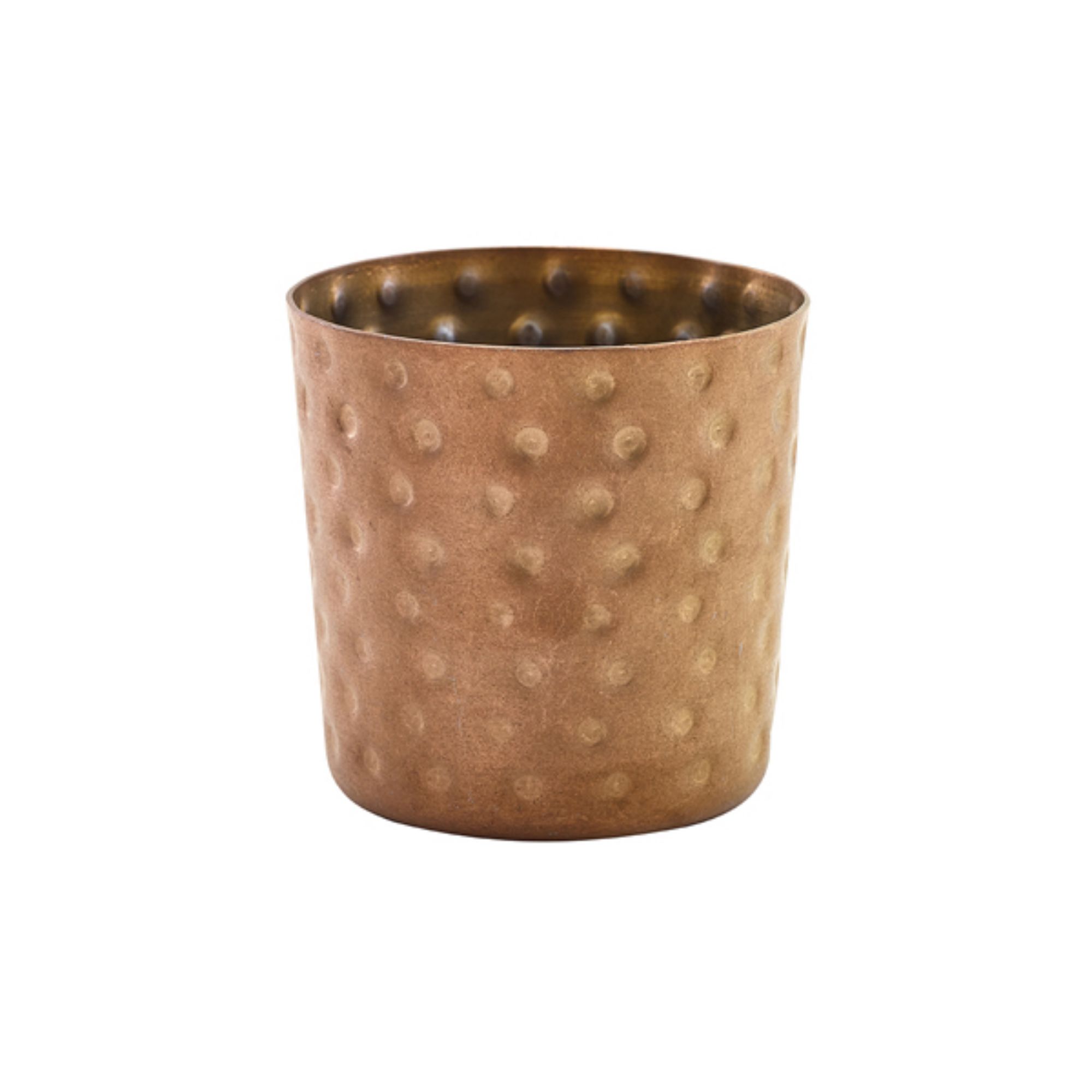 Picture of GenWare Copper Vintage Steel Hammered Serving Cup 8.5 x 8.5cm - Pack of 12 - SVH8CV