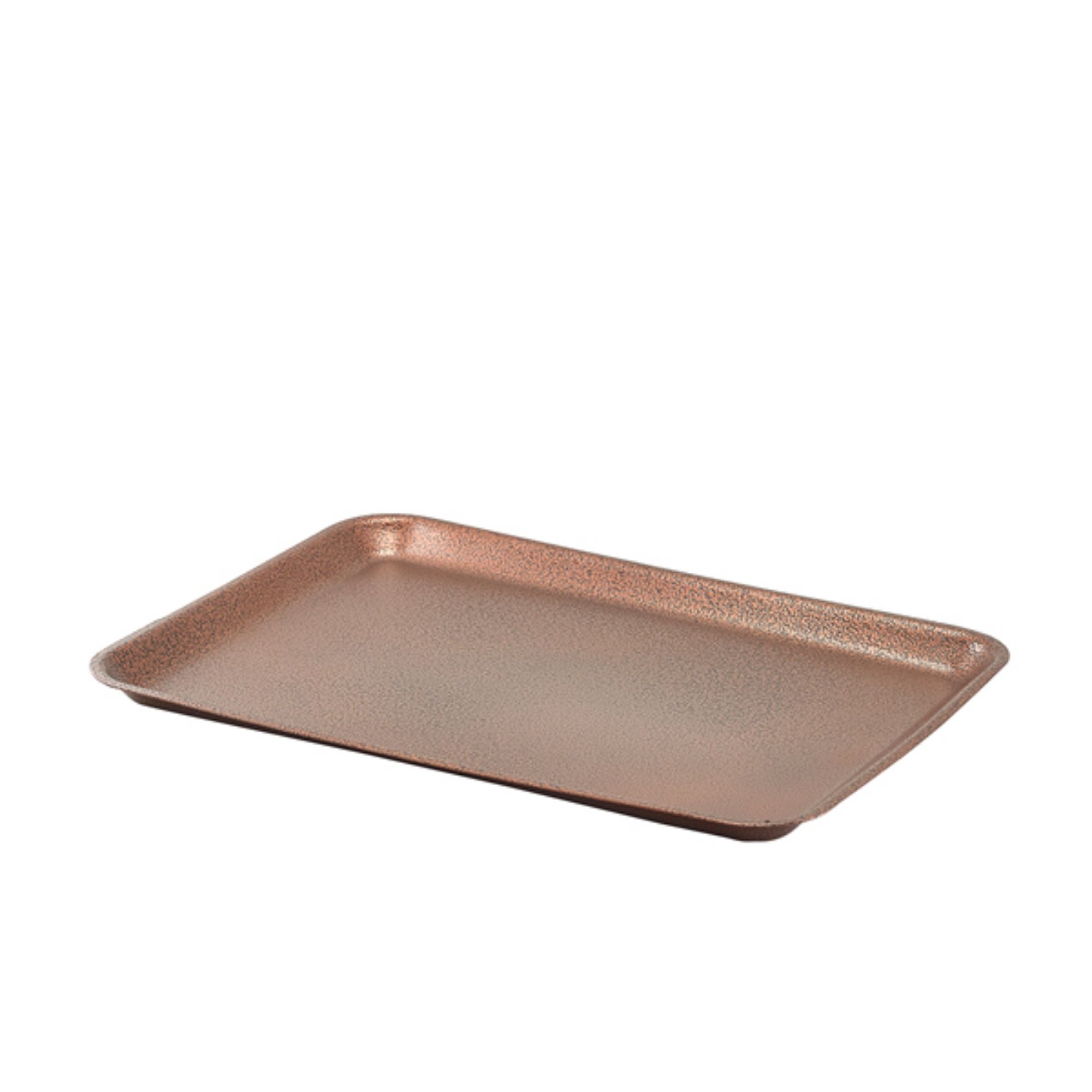 Picture of Galvanised Steel Tray 31.5x21.5x2cm Hammered Copper - GST3121C