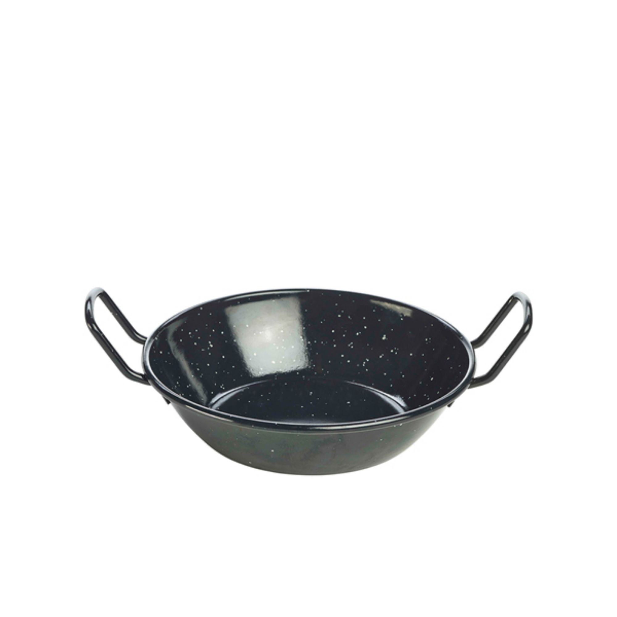 Picture of Black Enamel Dish 18cm - E0618