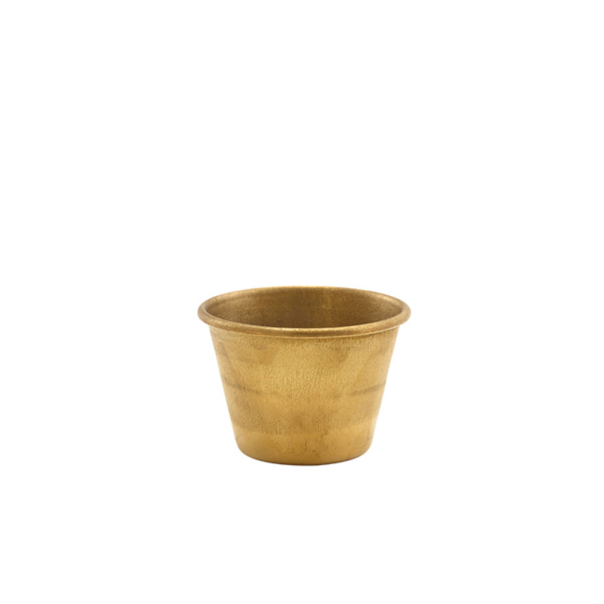 Picture of GenWare Gold Vintage Steel Ramekin 71ml/ 2.5oz - Pack of 24 - RAMST2GDV
