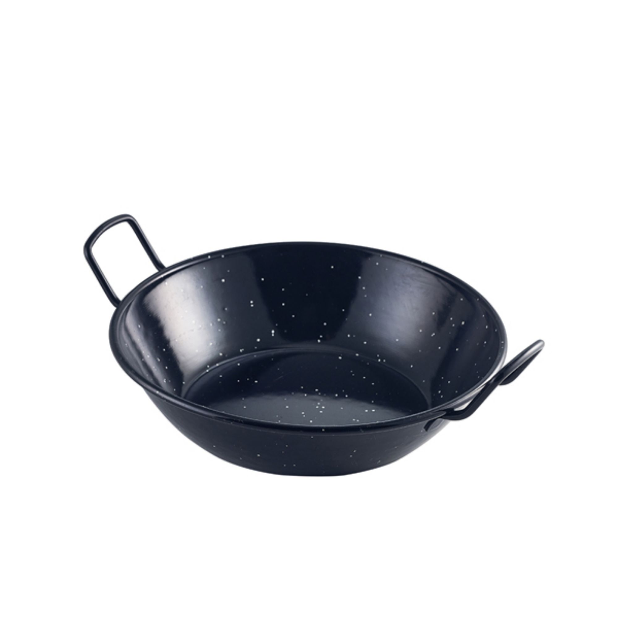 Picture of Black Enamel Dish 22cm - Pack of 6 - E0622