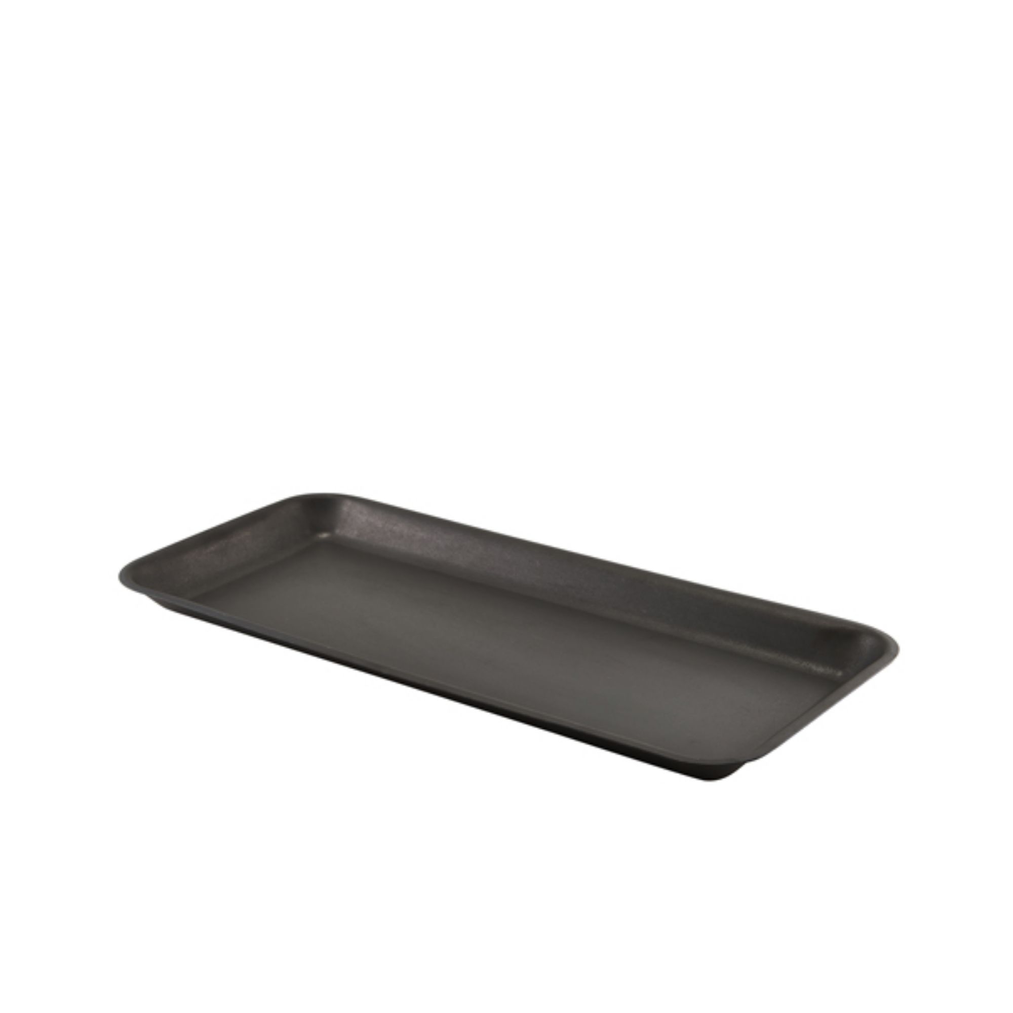 Picture of GenWare Black Vintage Steel Tray 36 x 16.5cm - Pack of 12 - SST3616BKV