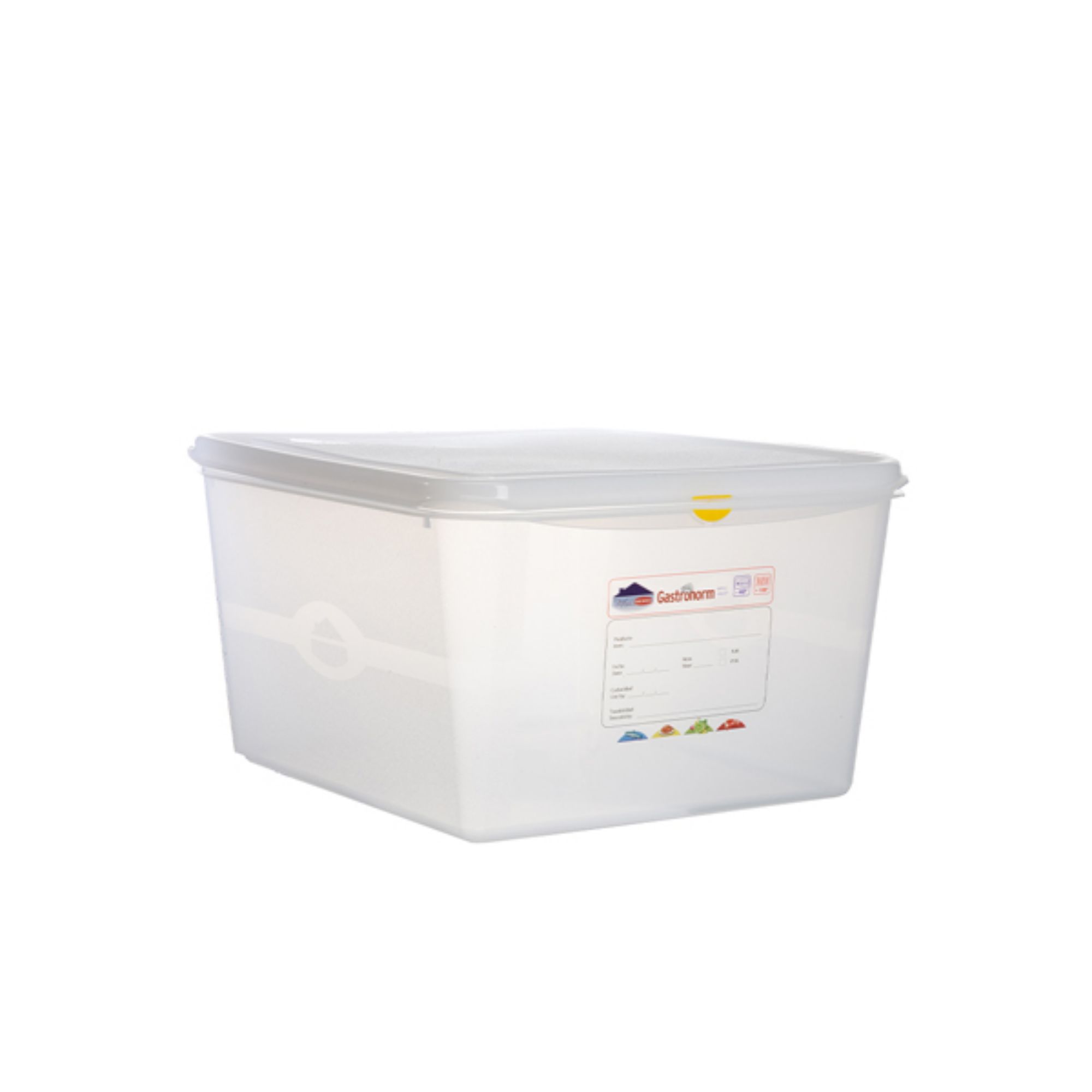 Picture of GN Storage Container 2/3 200mm Deep 19L - Pack of 6 - 12520