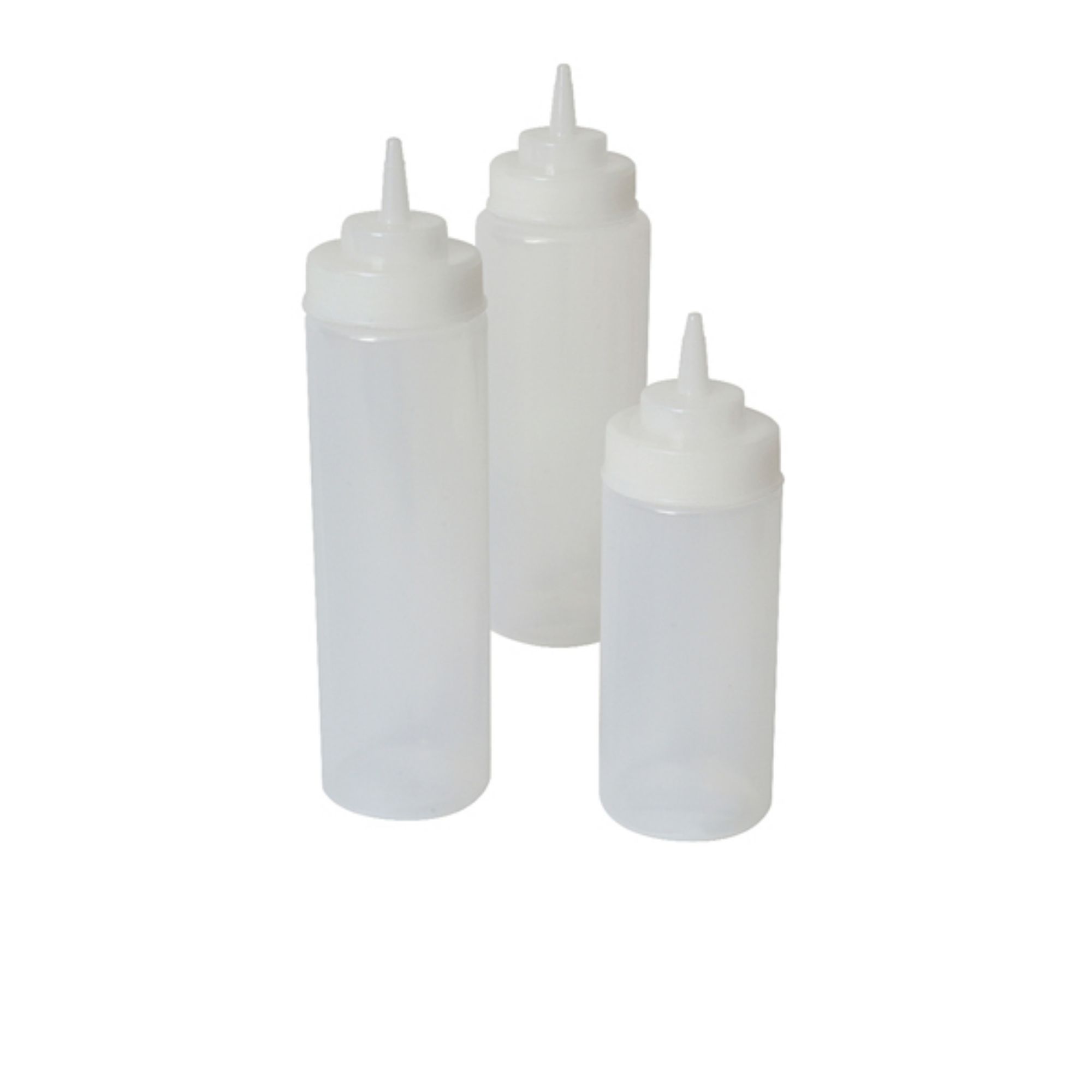Picture of Squeeze Bottle Wide Neck Clear 24oz/ 71cl - Pack of 6 - SQBW24C