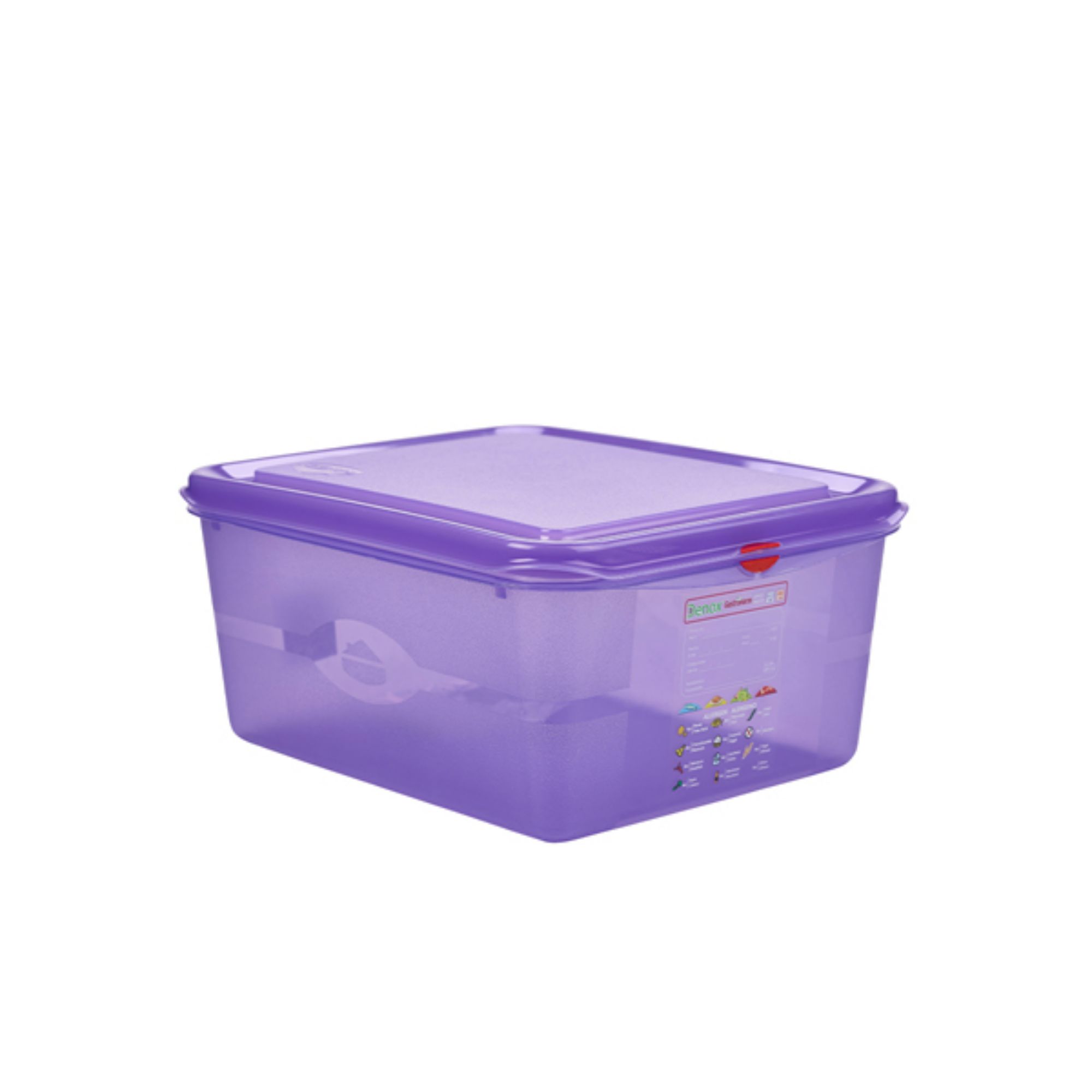 Picture of Allergen GN Storage Container 1/2 150mm Deep 10L - Pack of 6 - 12480AL
