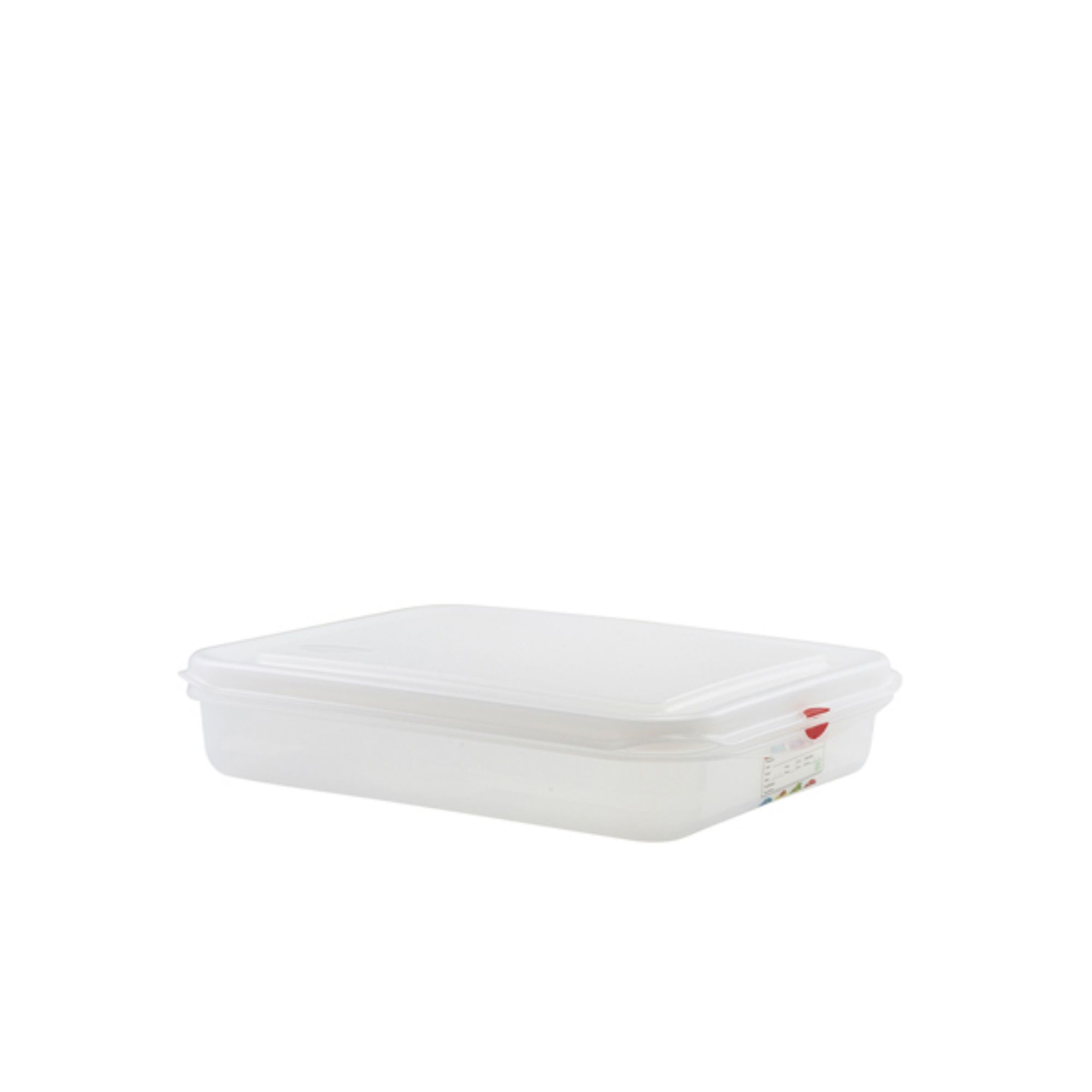 Picture of GN Storage Container 1/2 65mm Deep 4L - Pack of 6 - 12460