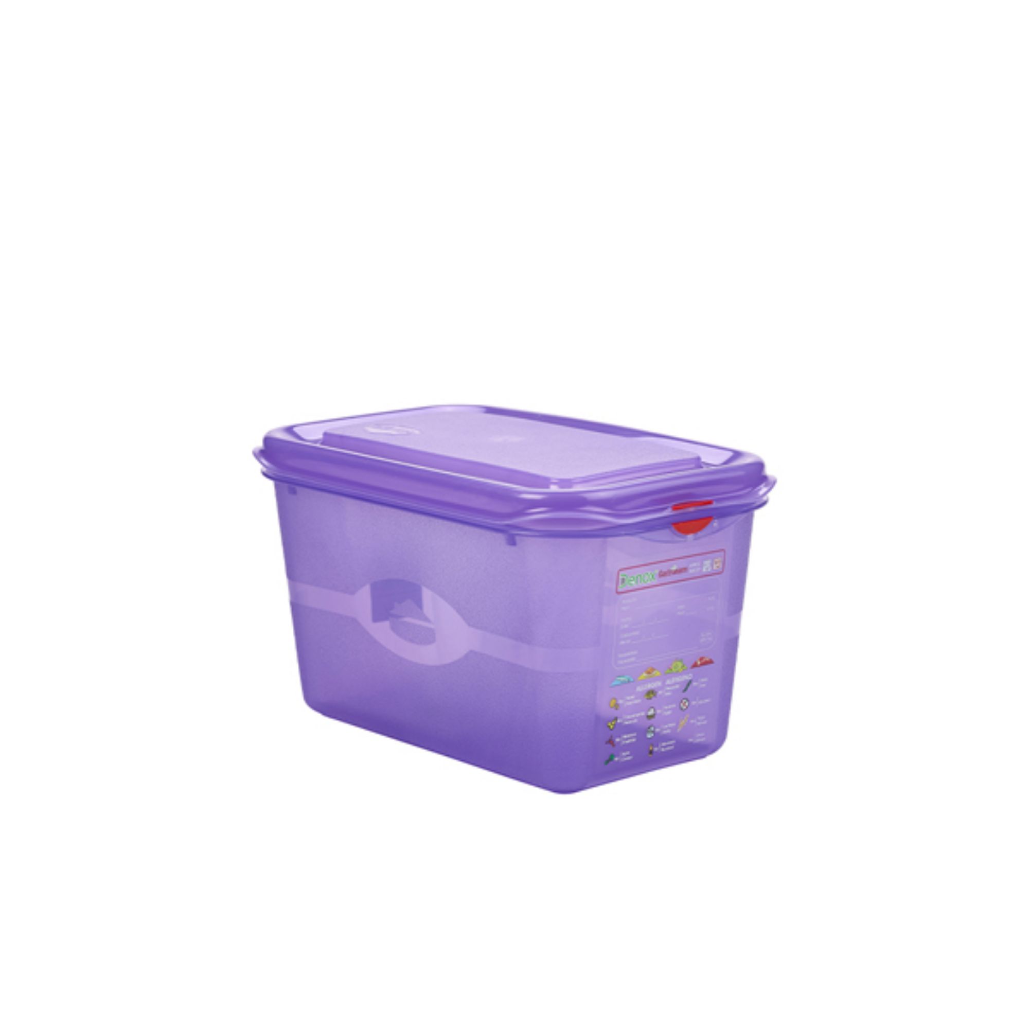 Picture of Allergen GN Storage Container 1/4 150mm Deep 4.3L - Pack of 6 - 12420AL