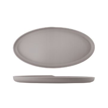 Picture of Sand Brown Copenhagen Oval Melamine Dish 47.5 x 24cm