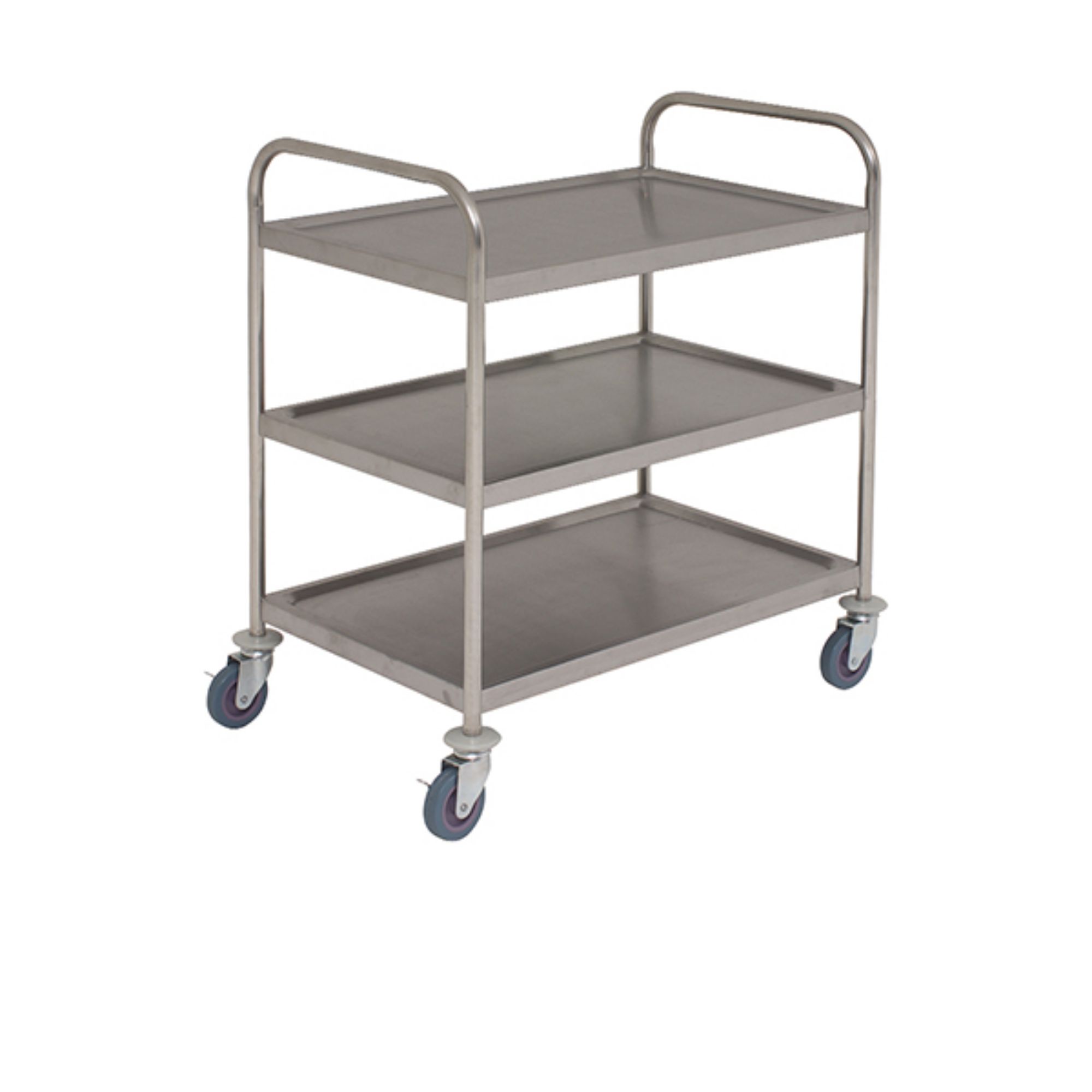 Picture of Fully Welded S/St. Trolley - 3 Shelves - TROLWELD3S