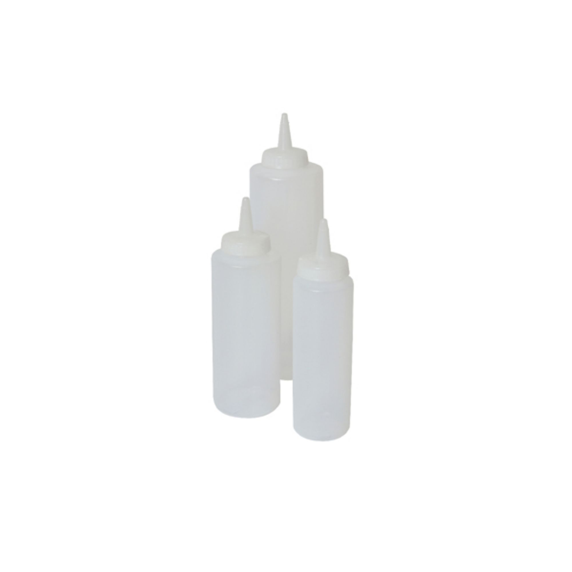 Picture of Genware Squeeze Bottle Clear 8oz/ 23cl - Pack of 6 - SQB08C