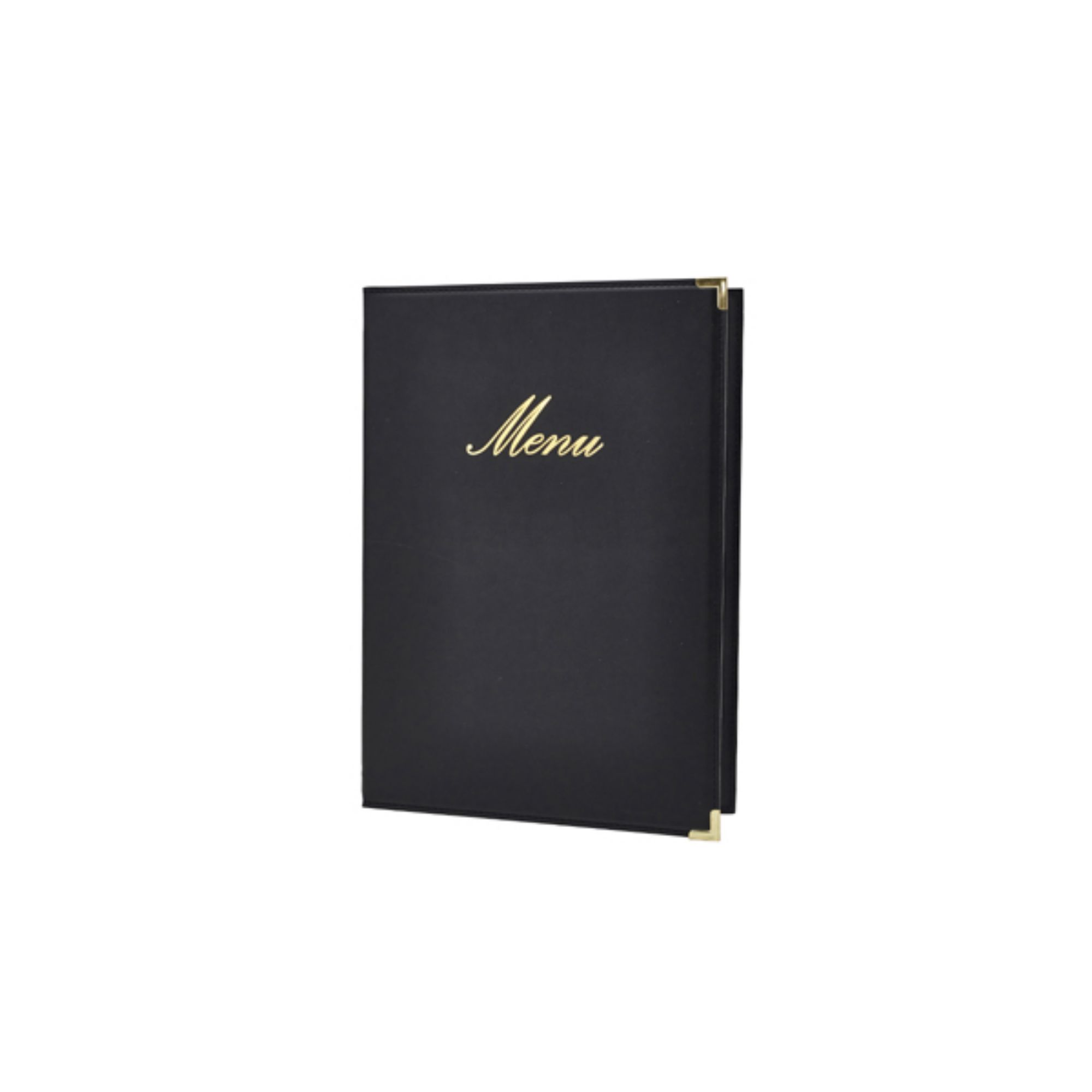 Picture of Classic A5 Menu Holder Black 4 Pages - MC-CRA5-BL
