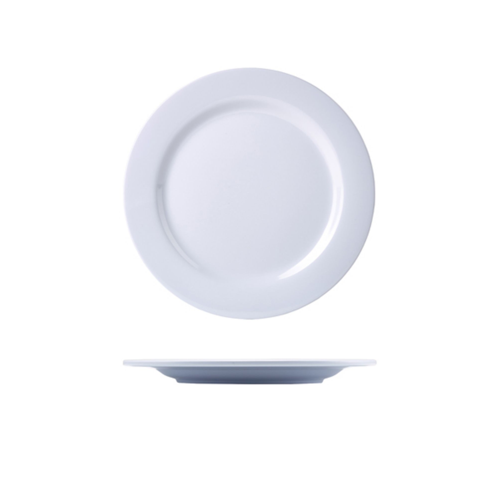 Picture of GenWare Melamine White Plate 17.8cm/ 7" - Pack of 12 - MEL7PL
