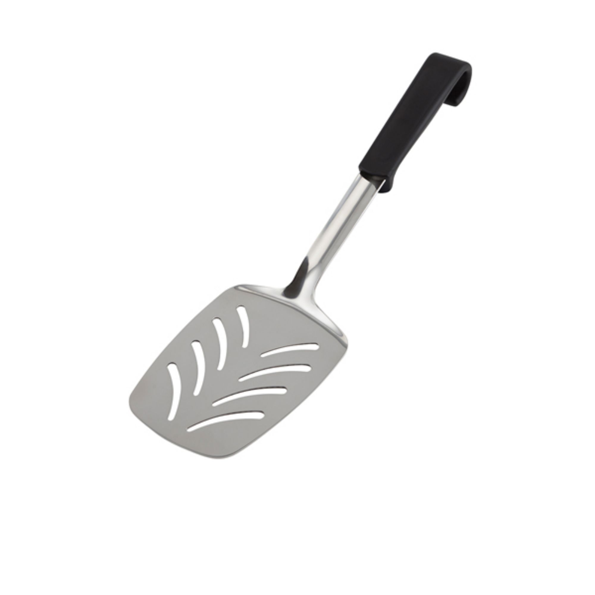 Picture of Genware Plastic Handle Slotted Turner Black - 577-02