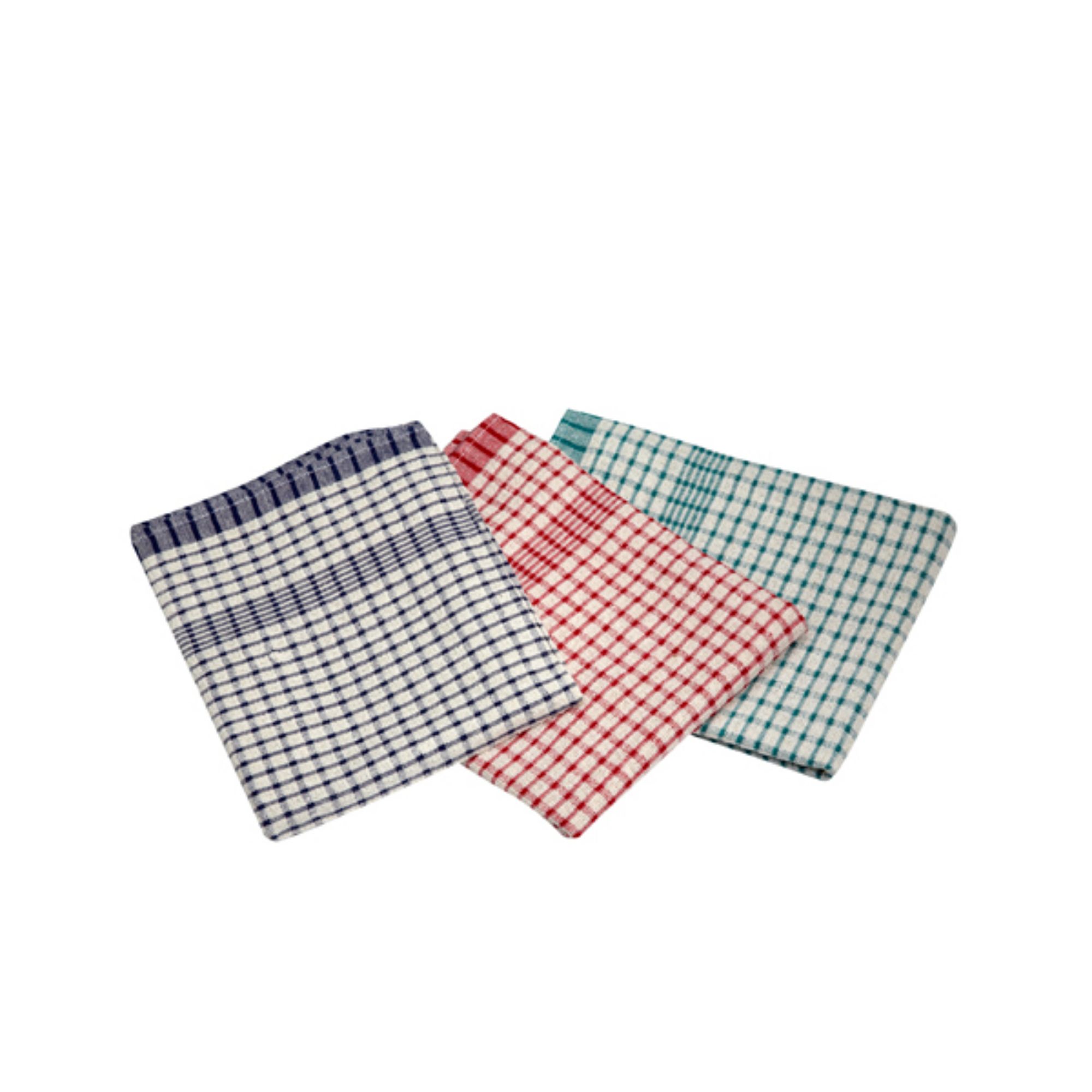 Picture of Cotton Check Towel 46X69cm 10Pcs Mix Colours - TW02