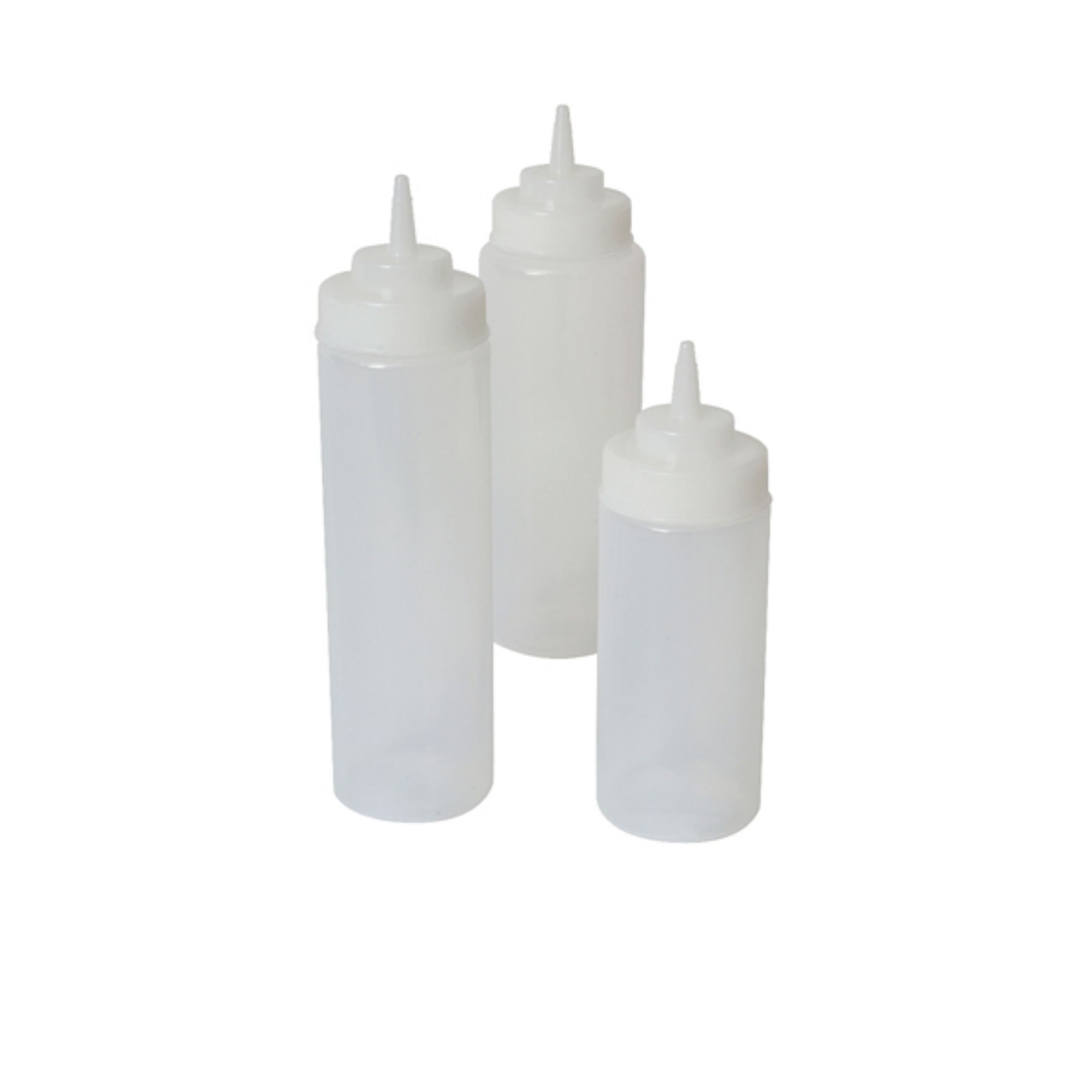 Picture of Squeeze Bottle Wide Neck Clear 16oz/ 47cl - Pack of 6 - SQBW16C