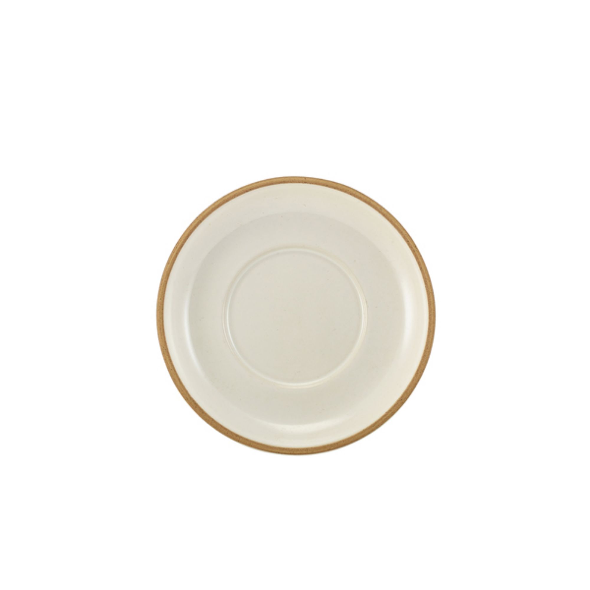 Picture of GenWare Kava White Stoneware Saucer 16cm - Pack of 6 - SCR-KW16