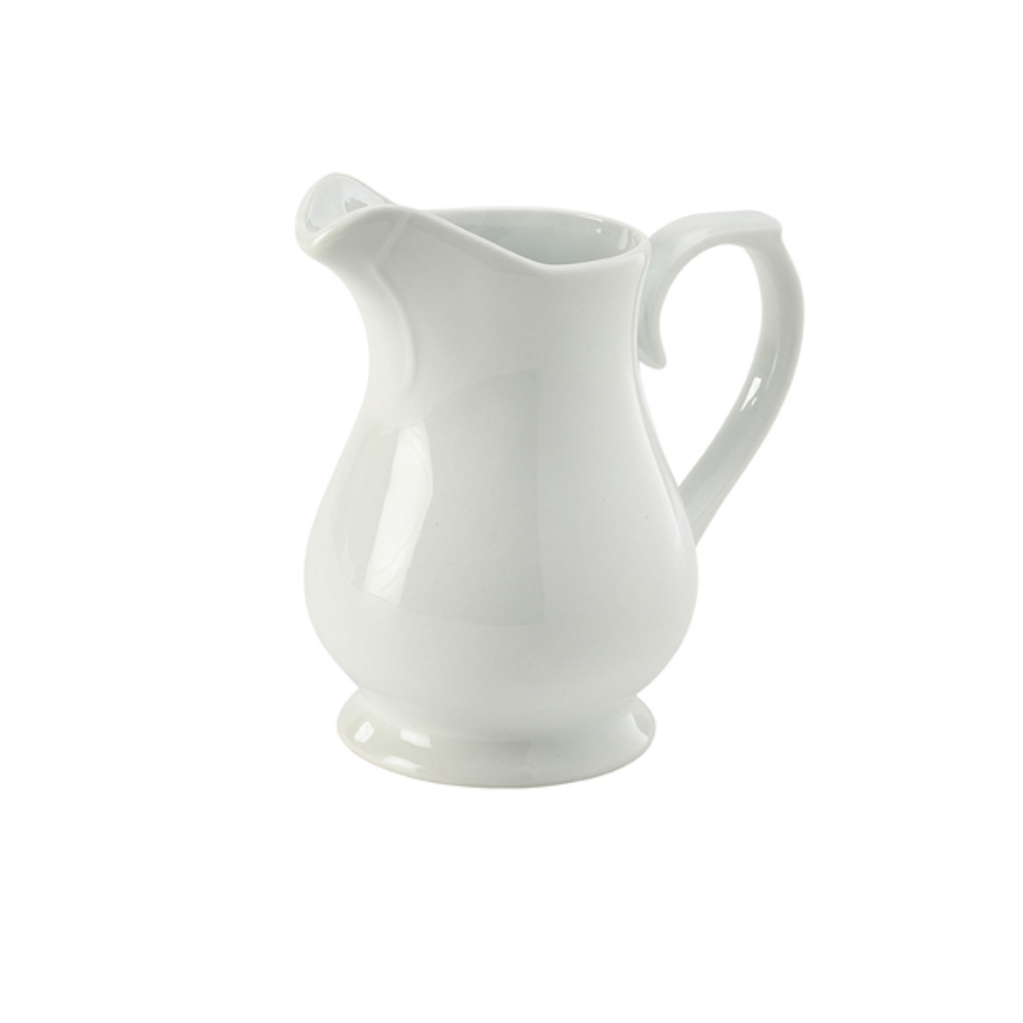 Picture of Genware Porcelain Traditional Serving Jug 56cl/ 20oz - Pack of 6 - 376956