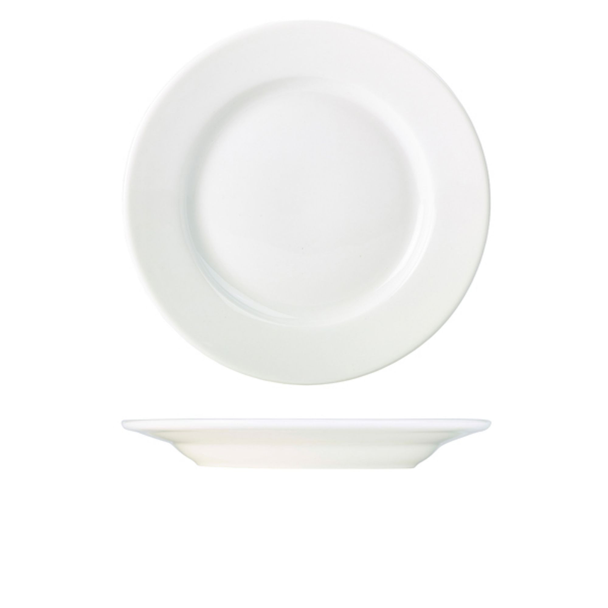 Picture of Genware Porcelain Classic Winged Plate 28cm/ 11" - Pack of 6 - 160628