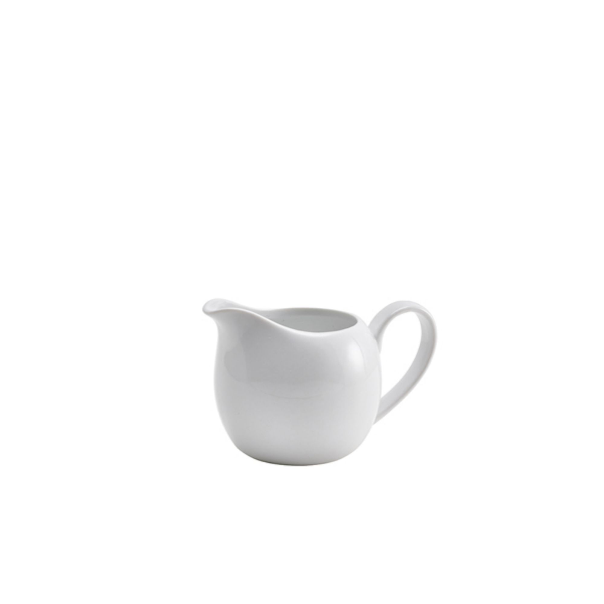 Picture of Genware Porcelain Milk Jug 14cl/ 5oz - Pack of 6 - 373114
