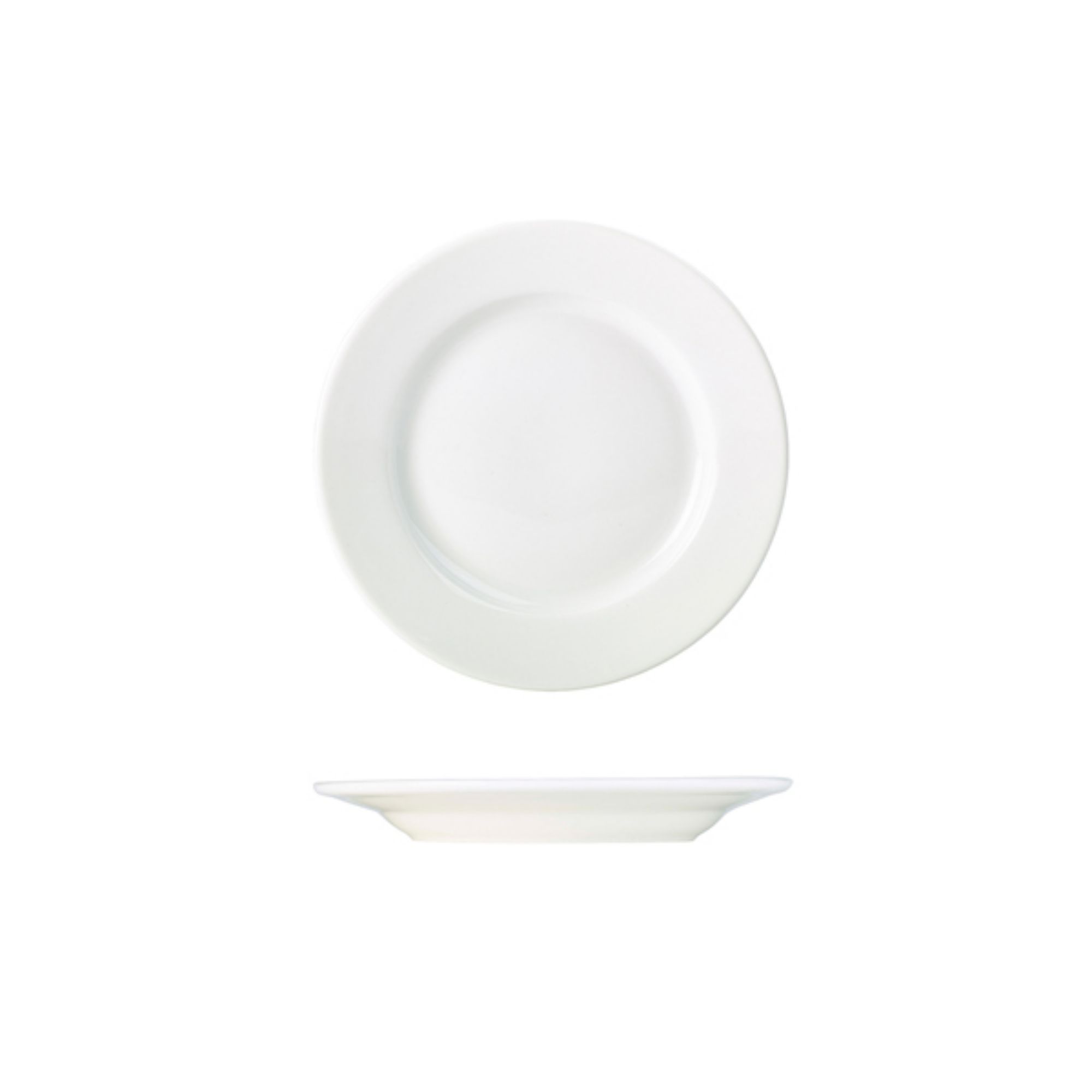 Picture of Genware Porcelain Classic Winged Plate 17cm/ 6.5" - Pack of 6 - 160617