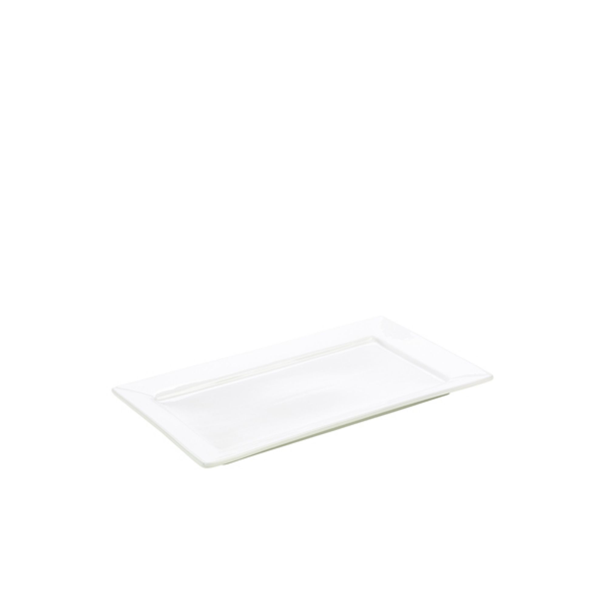 Picture of Genware Porcelain Rectangular Plate 30.5 x 18.5cm/ 12 x 7.25" - Pack of 6 - 180730