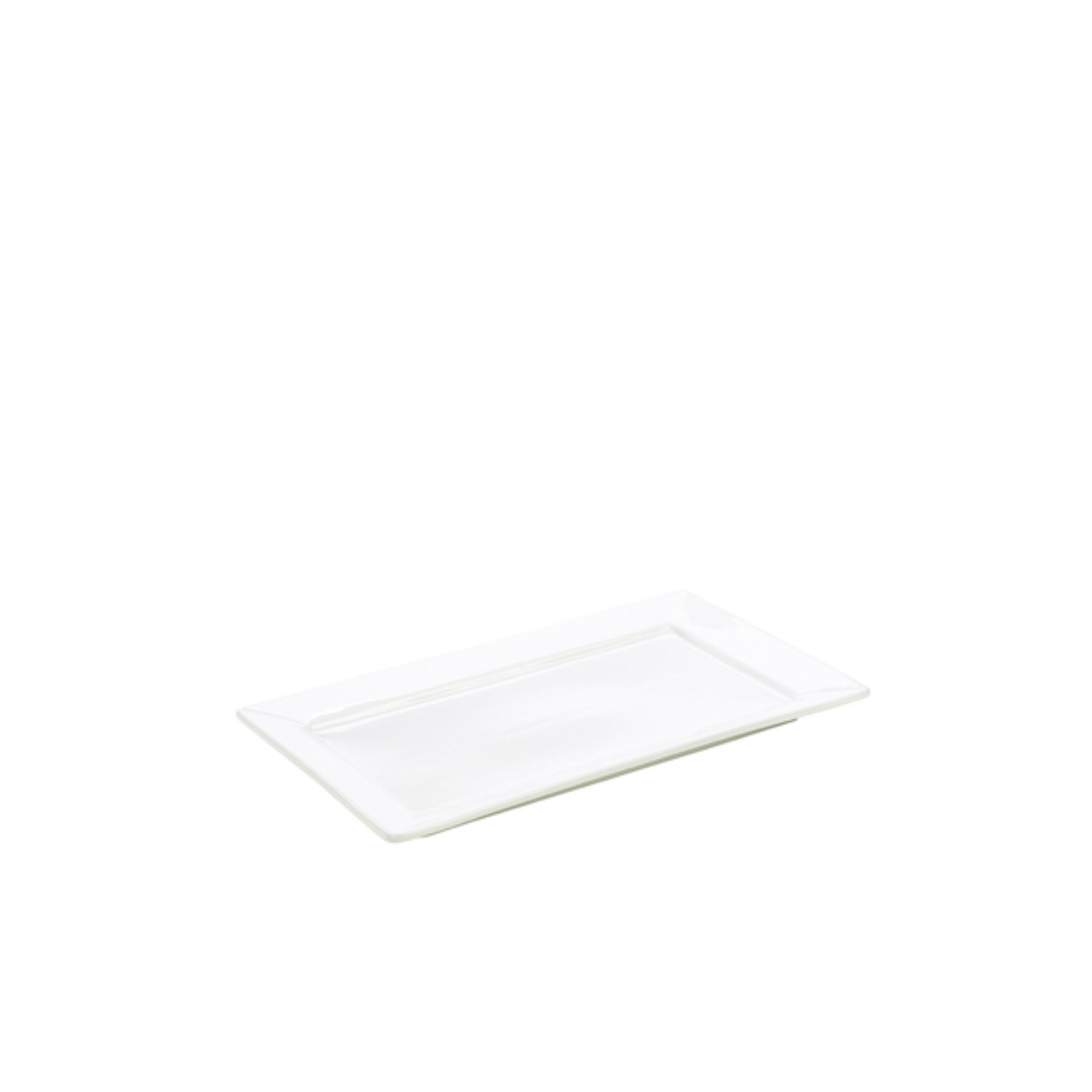 Picture of Genware Porcelain Rectangular Plate 24 x 17cm/ 9.5 x 6.75" - Pack of 6 - 180724