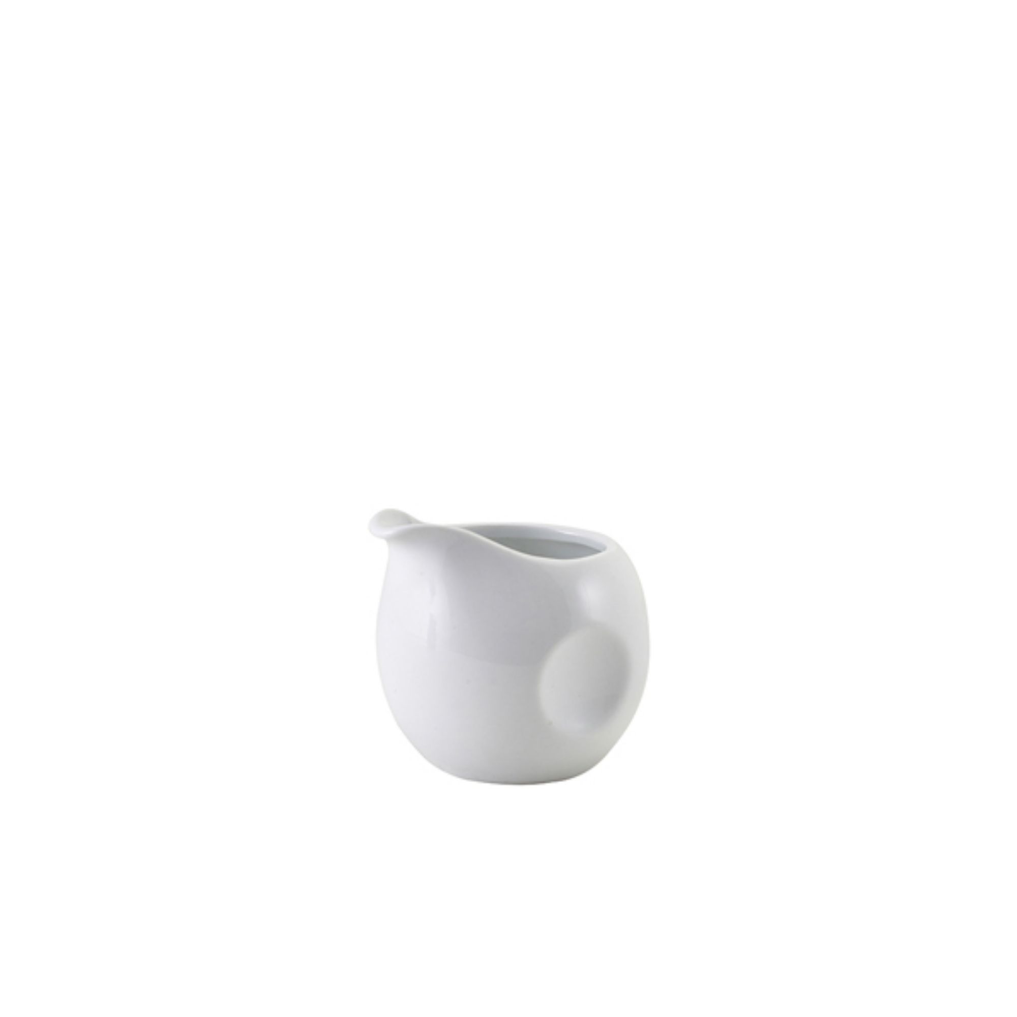 Picture of GenWare Porcelain Pinched Milk Jug 8cl/ 2.8oz - Pack of 12 - 373107