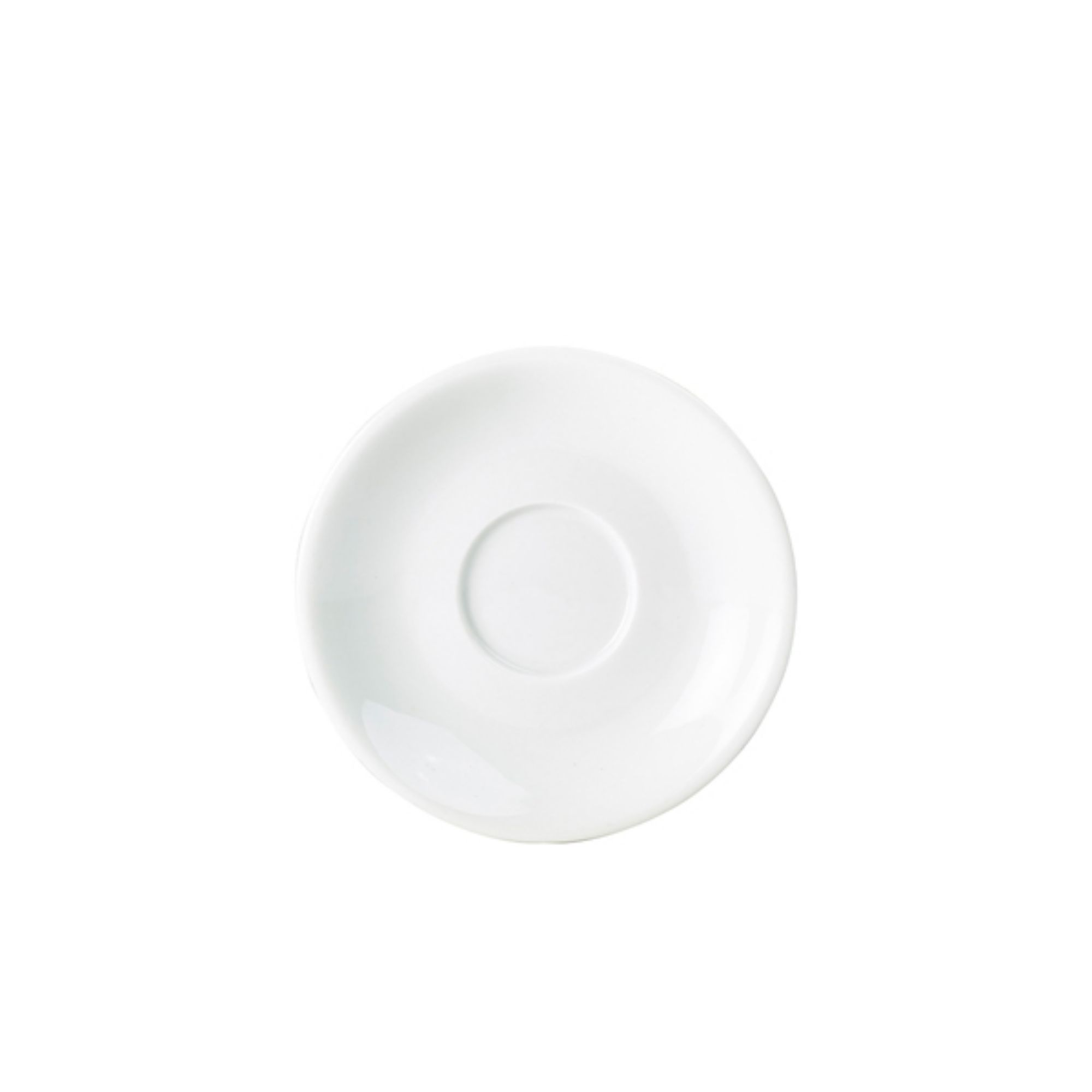 Picture of Genware Porcelain Saucer 17cm/ 6.75" - Pack of 6 - 182117