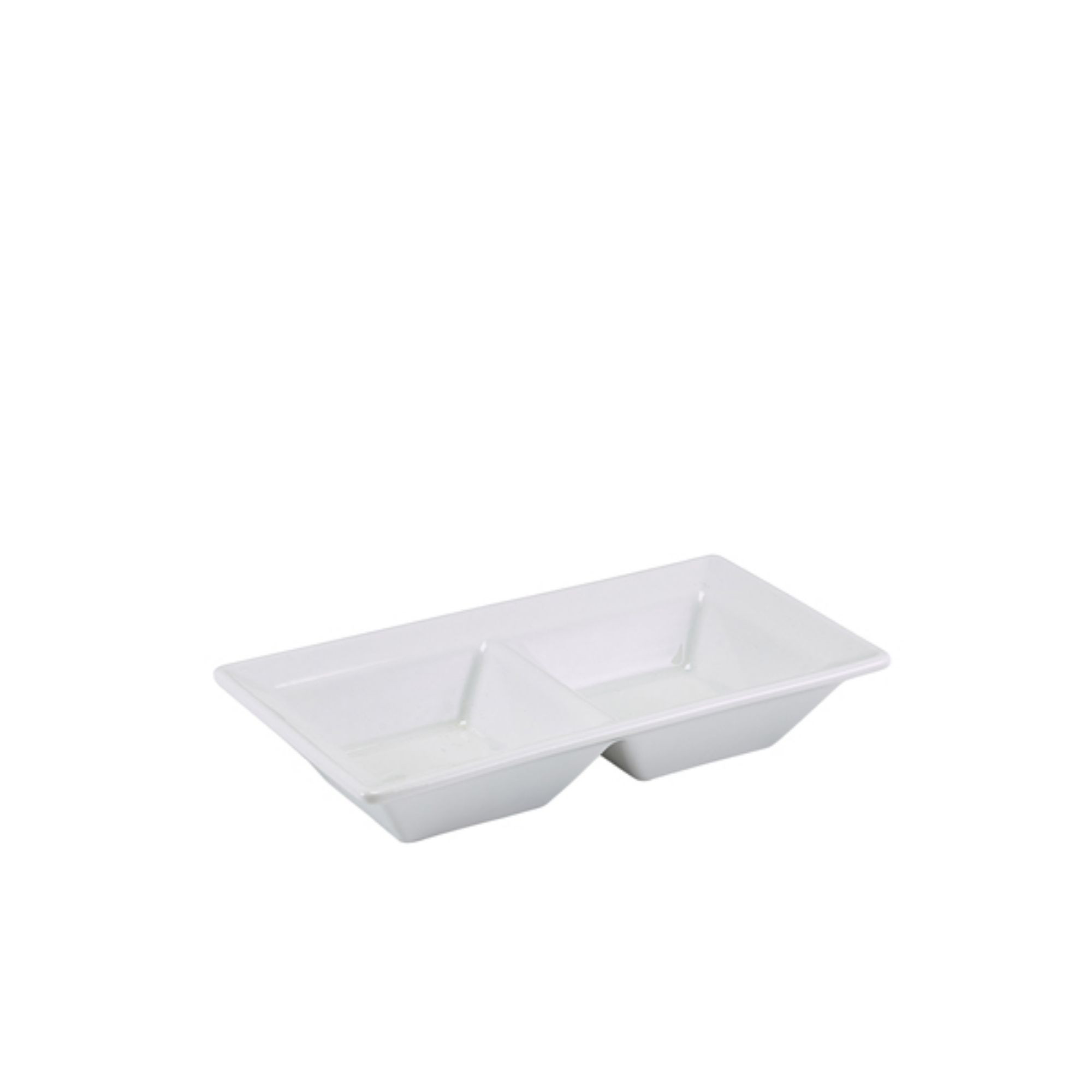 Picture of GenWare Porcelain Double Dish 15 x 8cm/ 6 x 3" - Pack of 6 - 353815