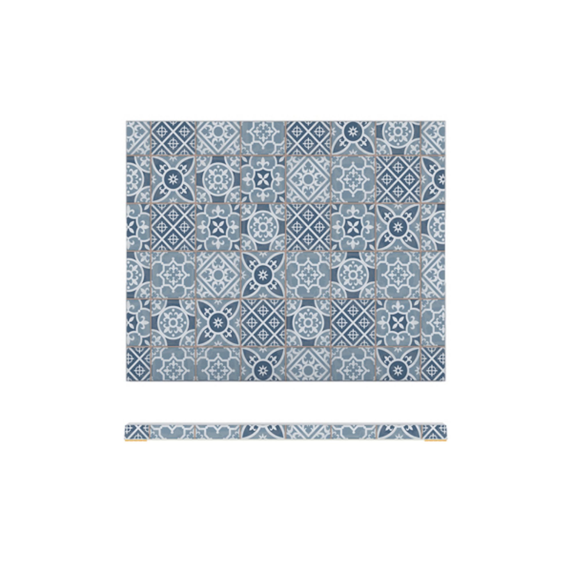 Picture of Blue Marrakesh Melamine GN 1/2 Slab 32.5 x 26.5cm - MK120828