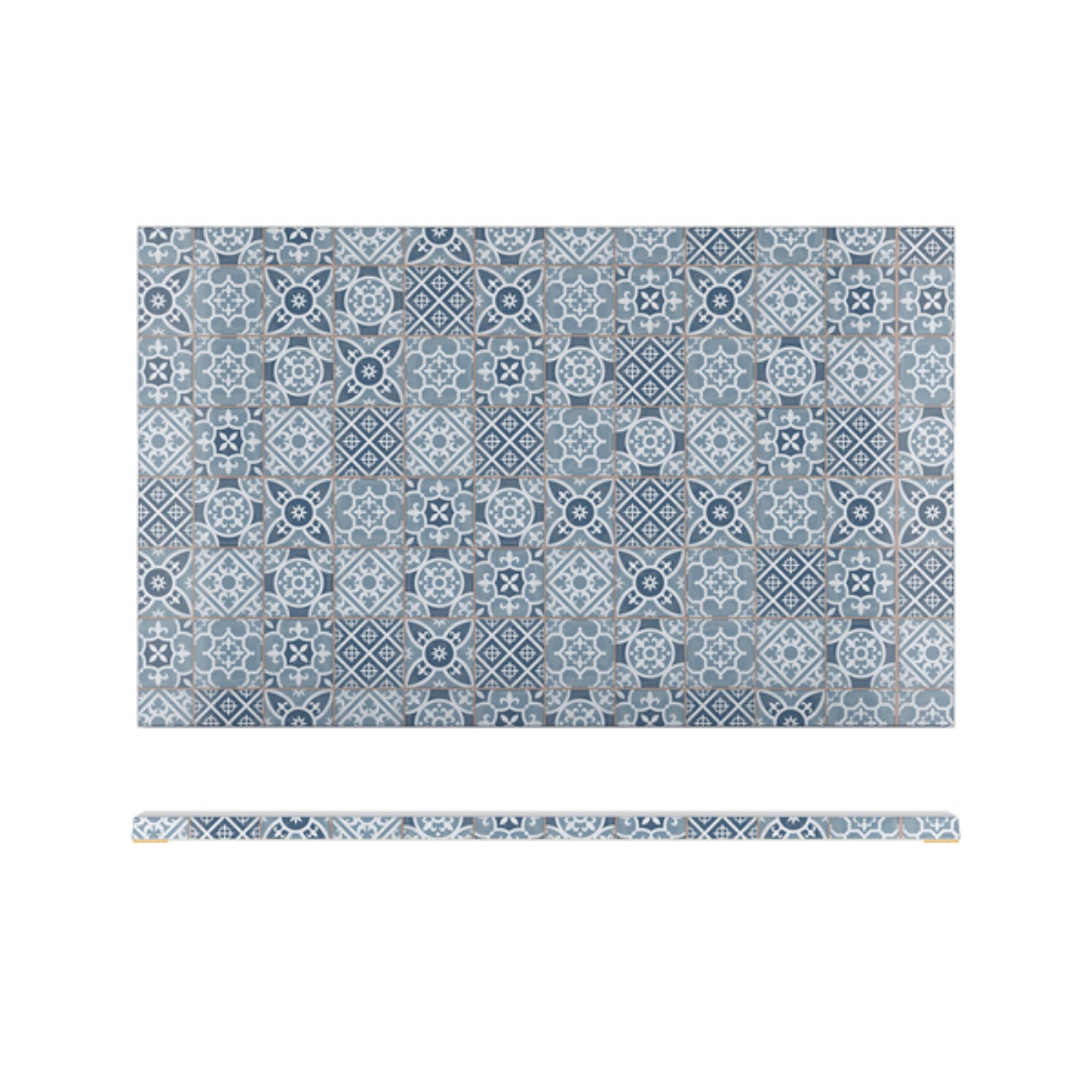 Picture of Blue Marrakesh Melamine GN 1/1 Slab 53 x 32.5cm - MK110828